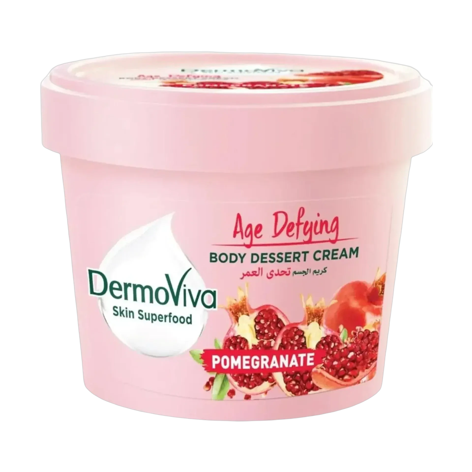 DermoViva Age Defying Body Dessert Cream With Pomegranate 140ml