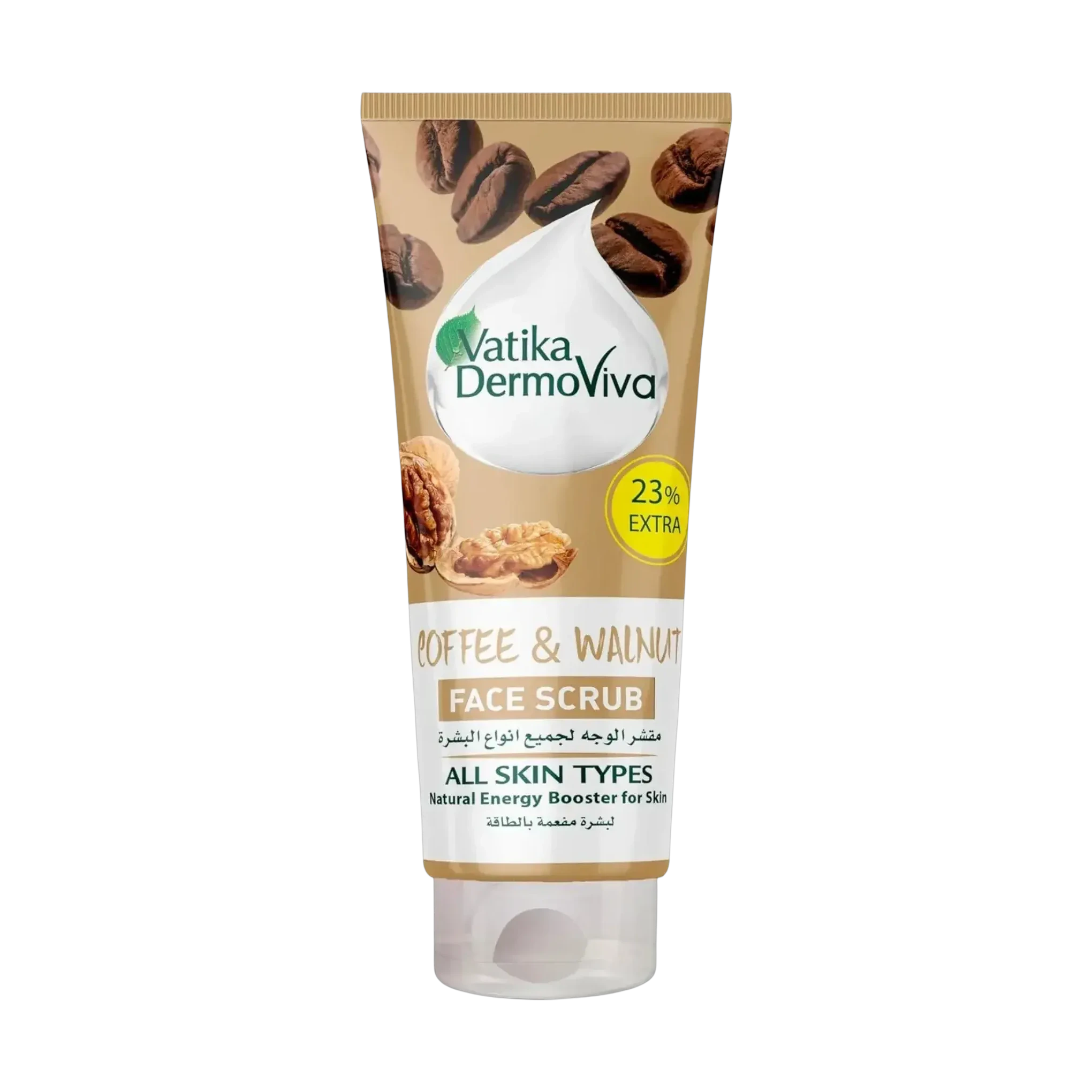 Dermoviva Face Scrub 150g gently removes dirt and impurities from skin