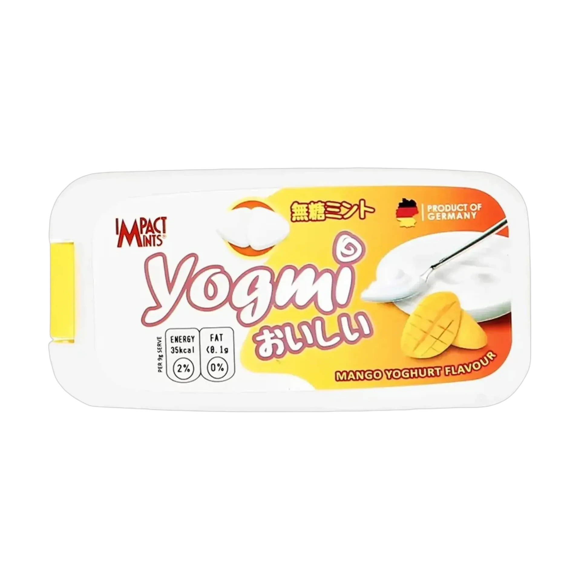 Impact Yogmi Sugar-Free Mints with Mango Yoghurt Flavor 9g Pack