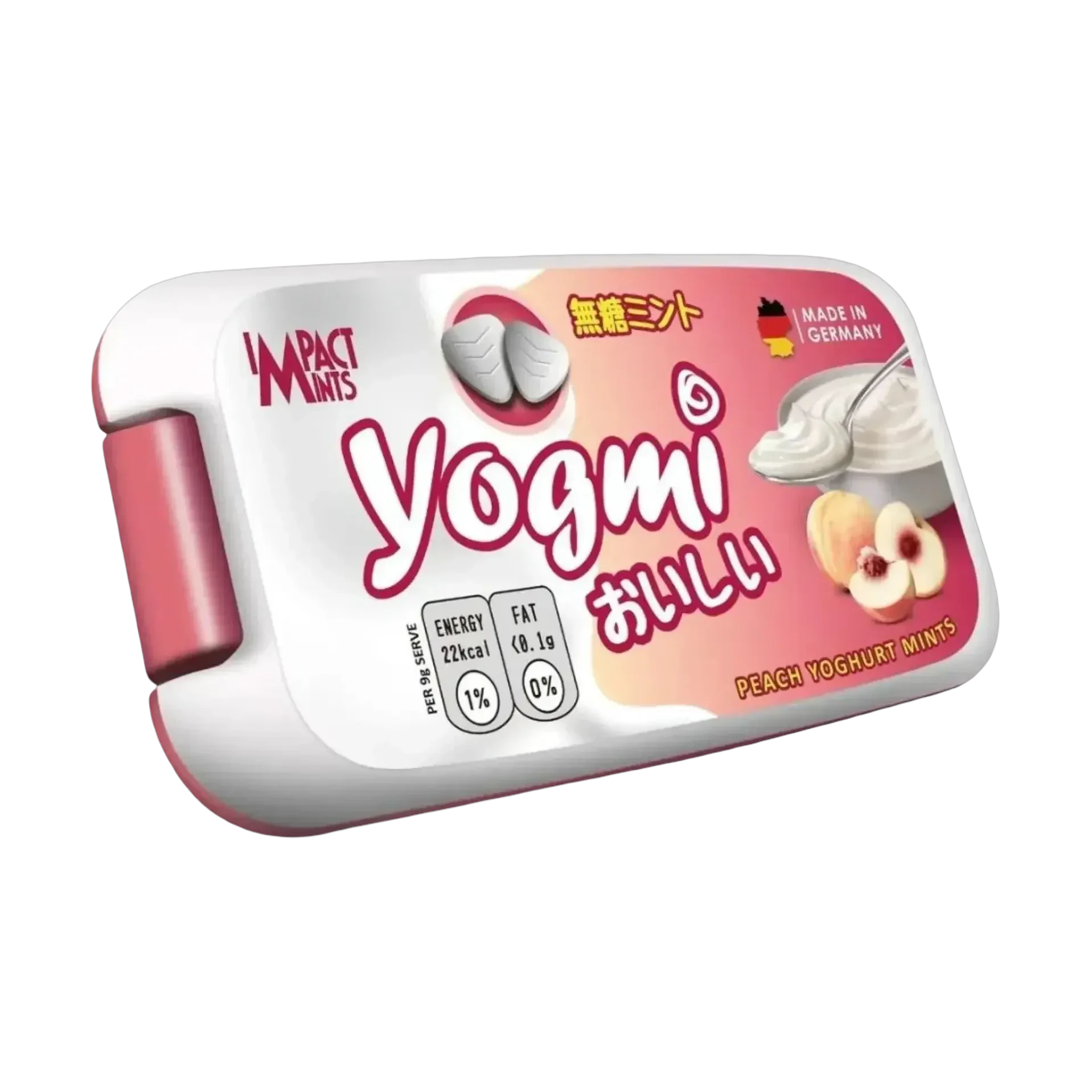 Impact Yogmi Peach Yogurt Sugar-Free Mints candy 9g pack