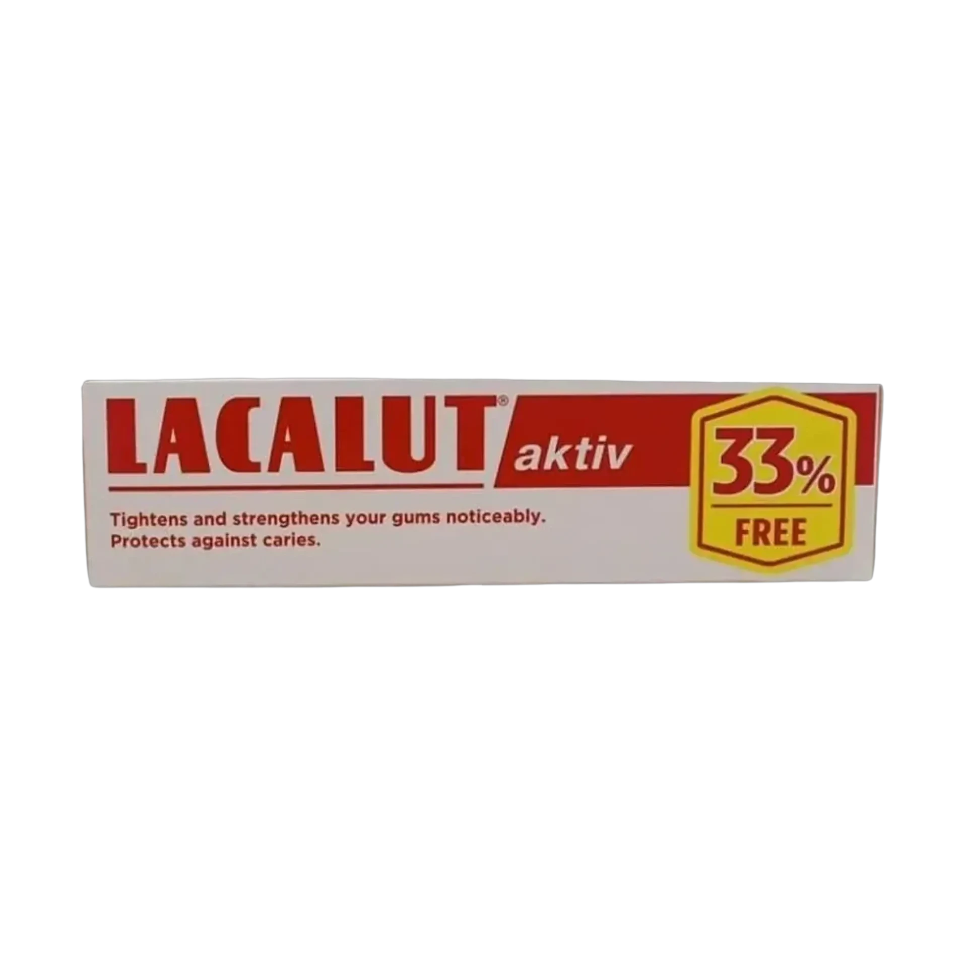 Lacalut Active Toothpaste 133ml strengthens gums and helps prevent cavities