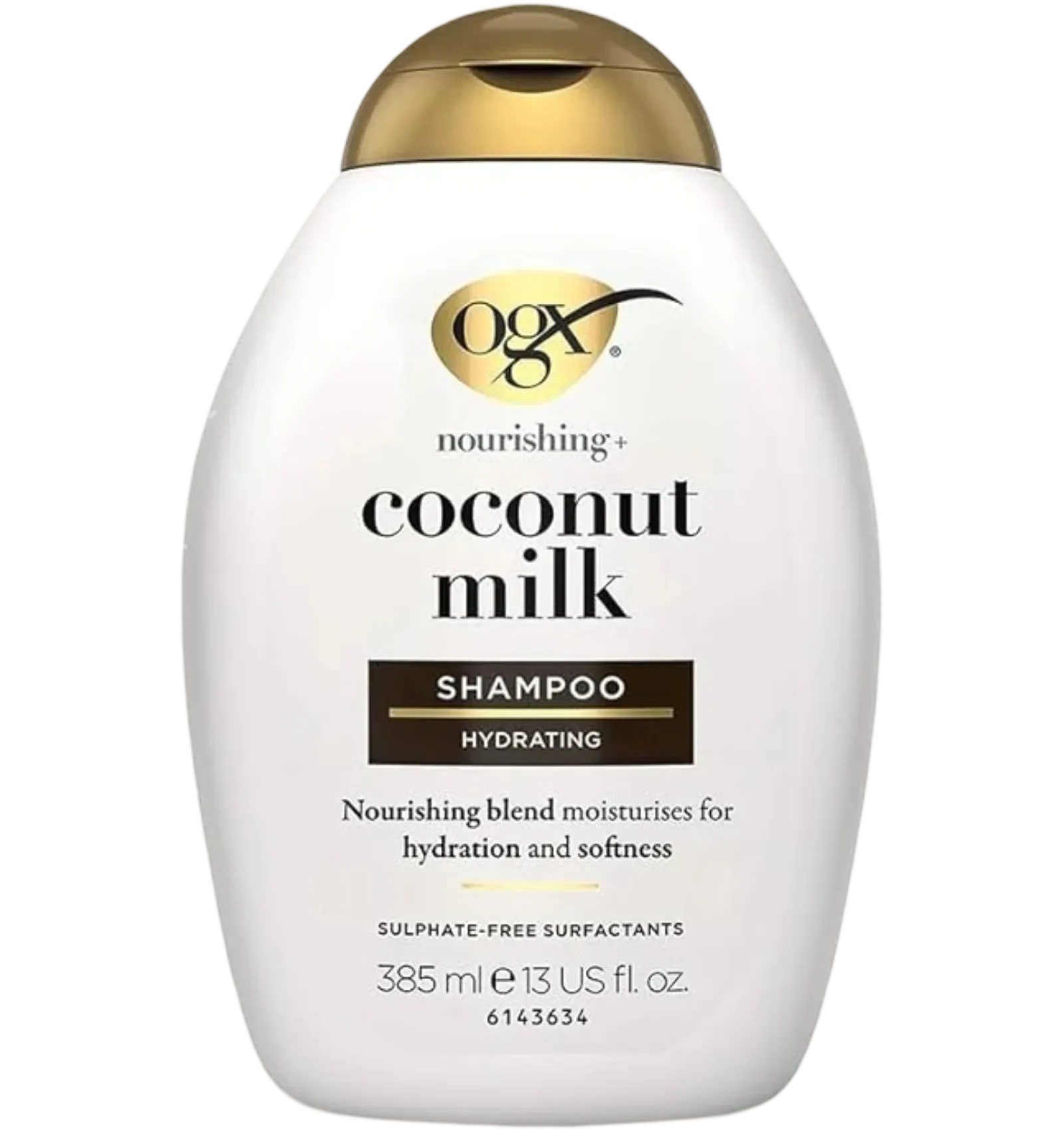OGX Coconut Milk Shampoo hydrates and nourishes dry hair 385ml