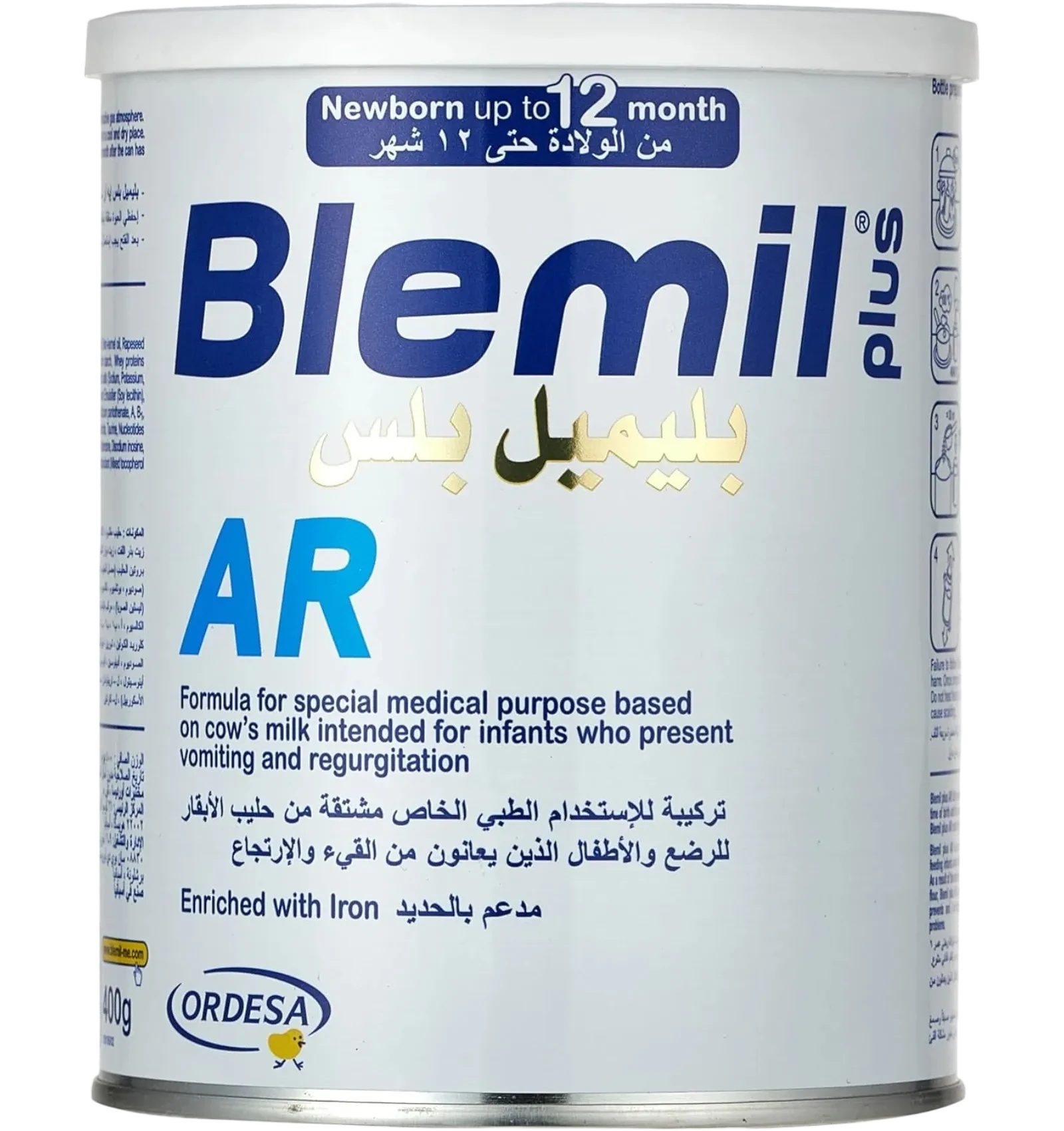 Blemil Plus AR anti regurgitation baby milk formula for infants 400g