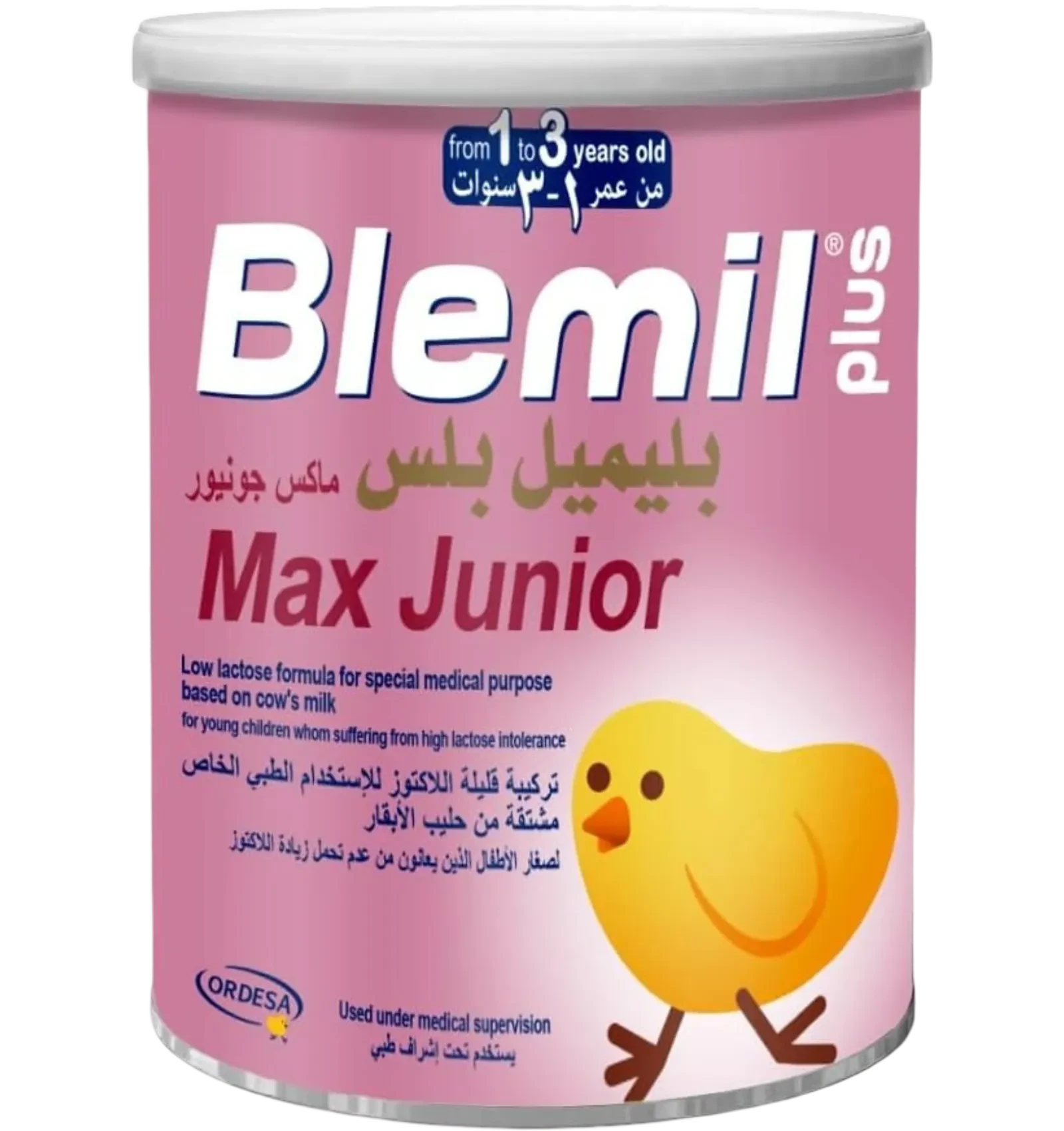 Blemil Plus Max Junior baby milk formula in pink can 400g