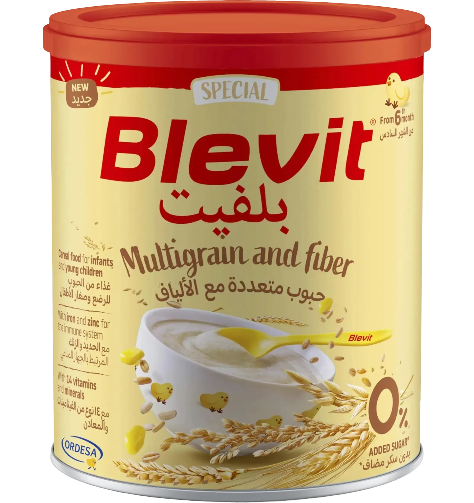 Blevit Multigrain And Fiber Baby Cereal From 6 Months 250g