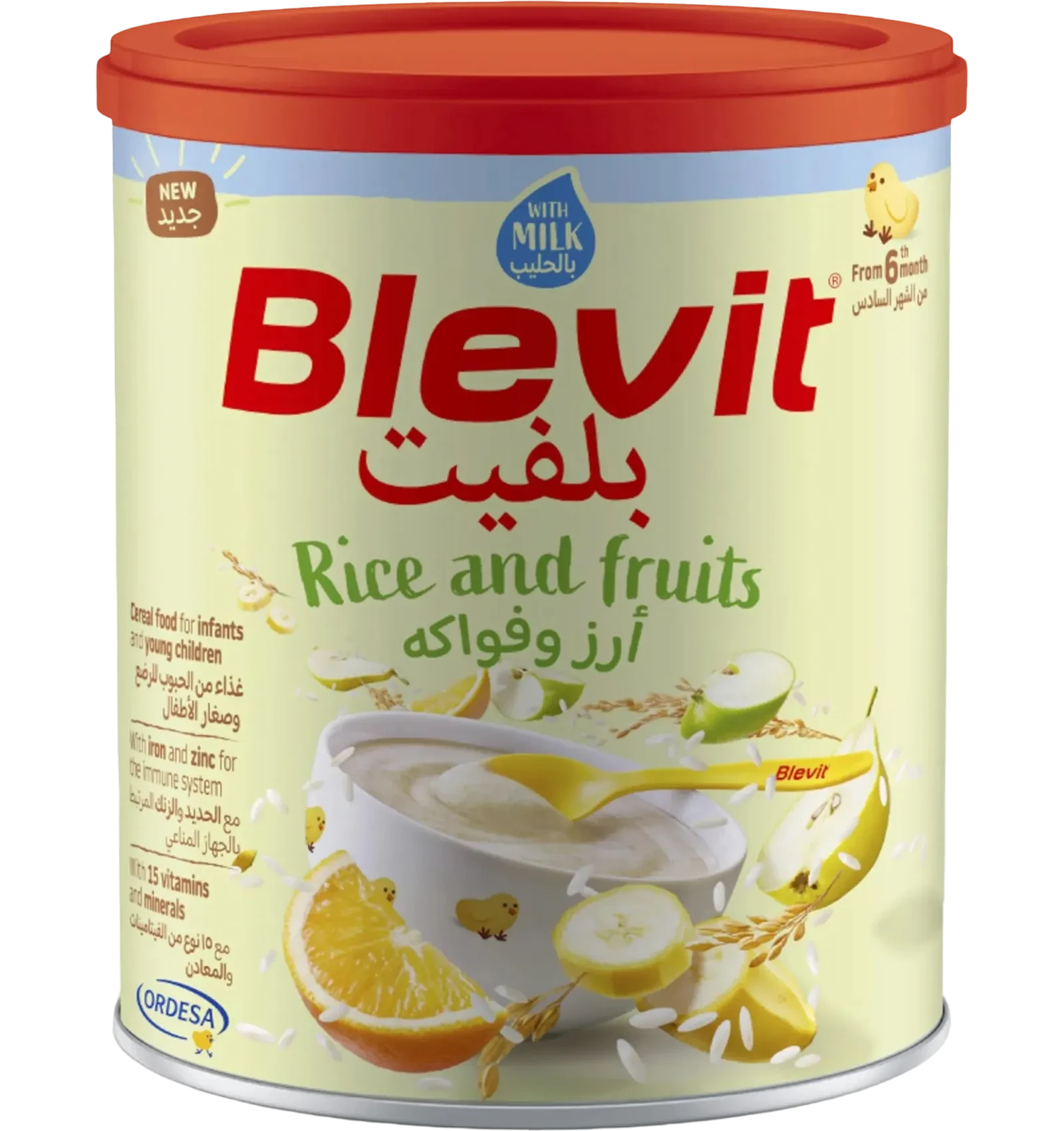 Blevit wheat baby cereal 350g container