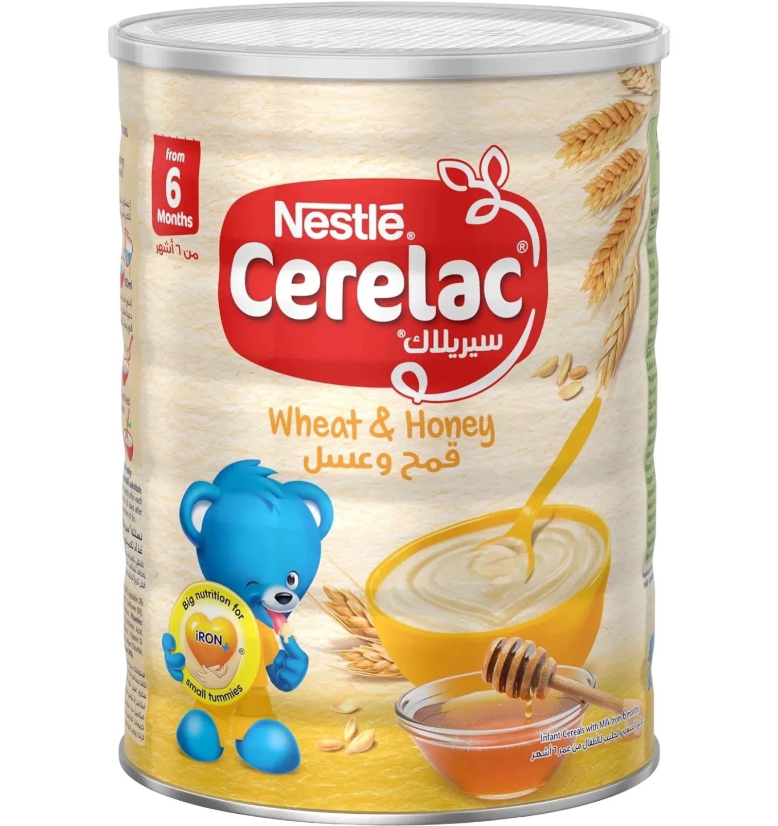 Cerelac wheat and honey infant cereal 1000g rich in iron and vitamins