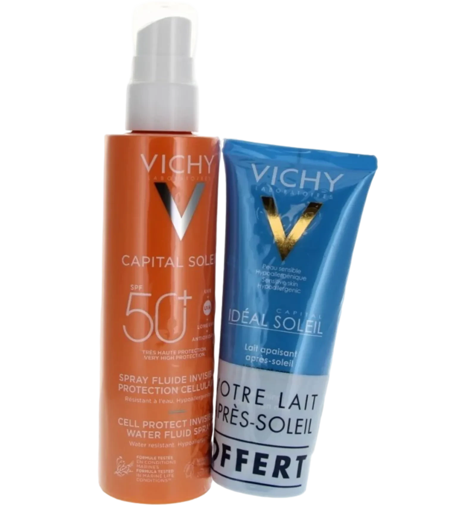 Vichy Capital Soleil adult sunscreen spray as part of a bundle offer 200ml
