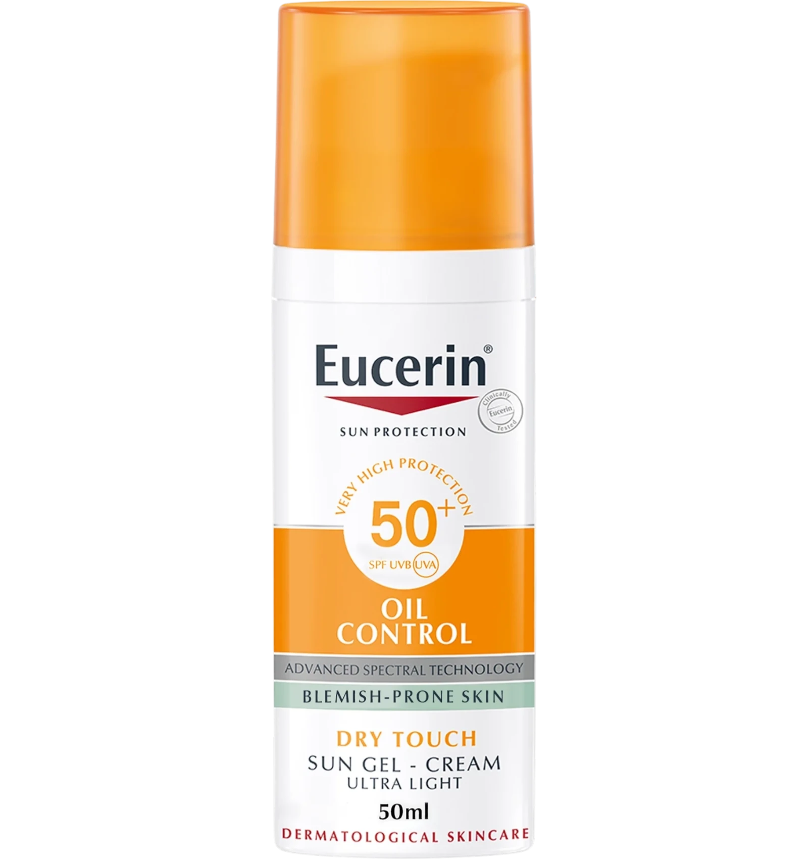 يوسيرين أويل كنترول جل كريم واقي شمس SPF50+ للبشرة الدهنية 50 مل