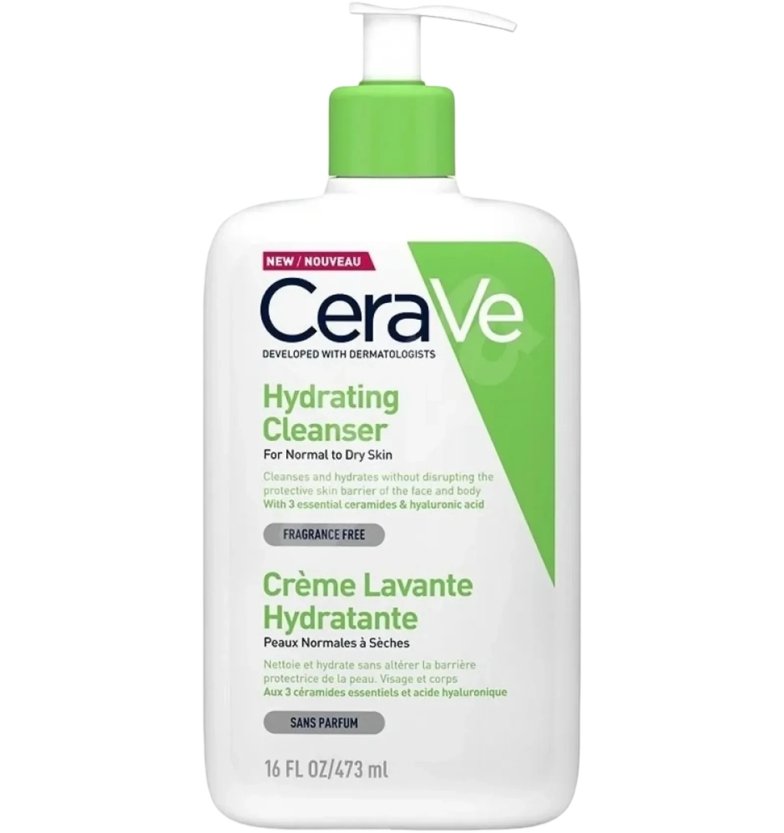 Cerave hydrating facial cleanser 473ml normal to dry