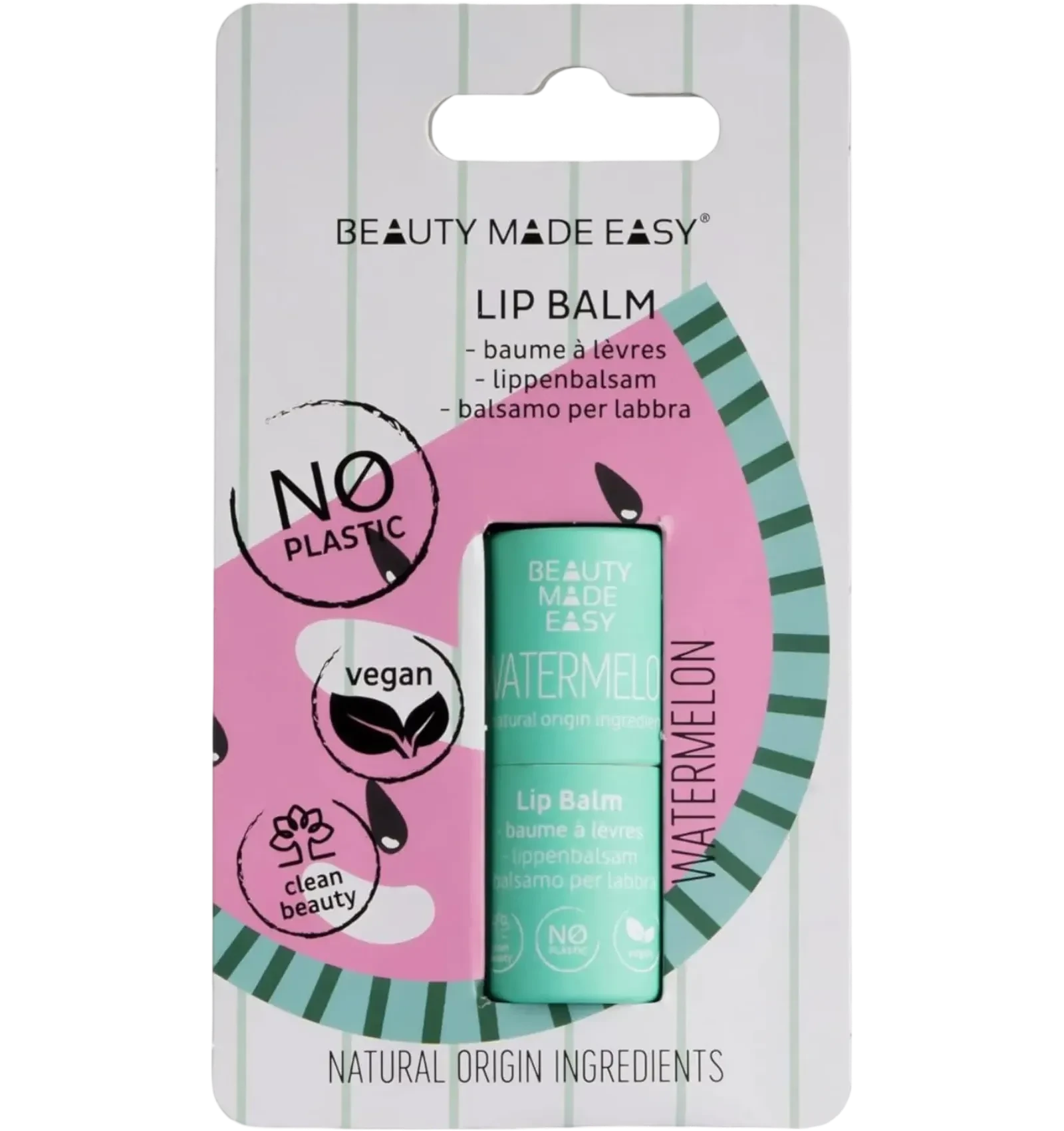 Beauty Made Easy Watermelon lip balm 5.5g refreshing