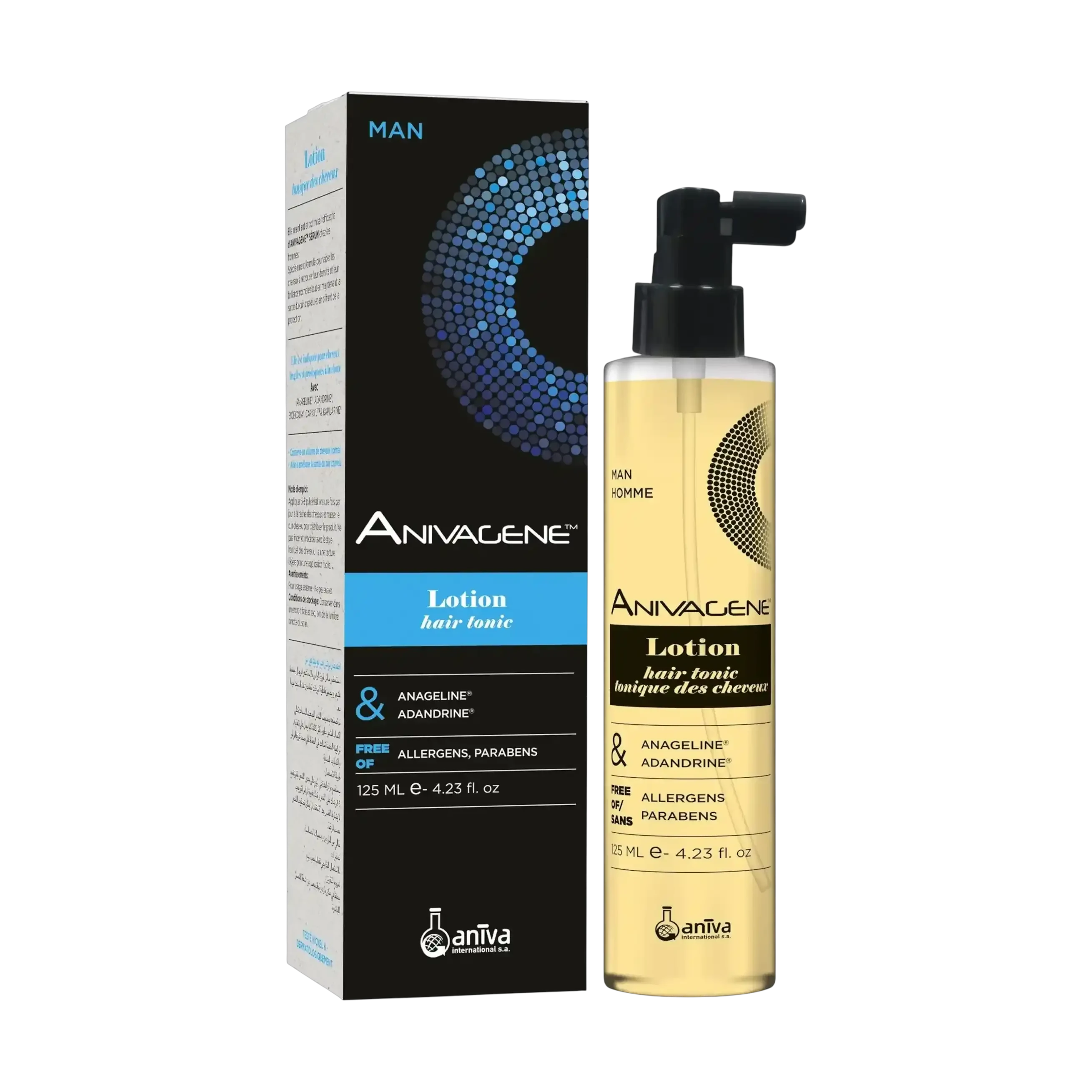 Anivagene men's hair tonic lotion 125ml