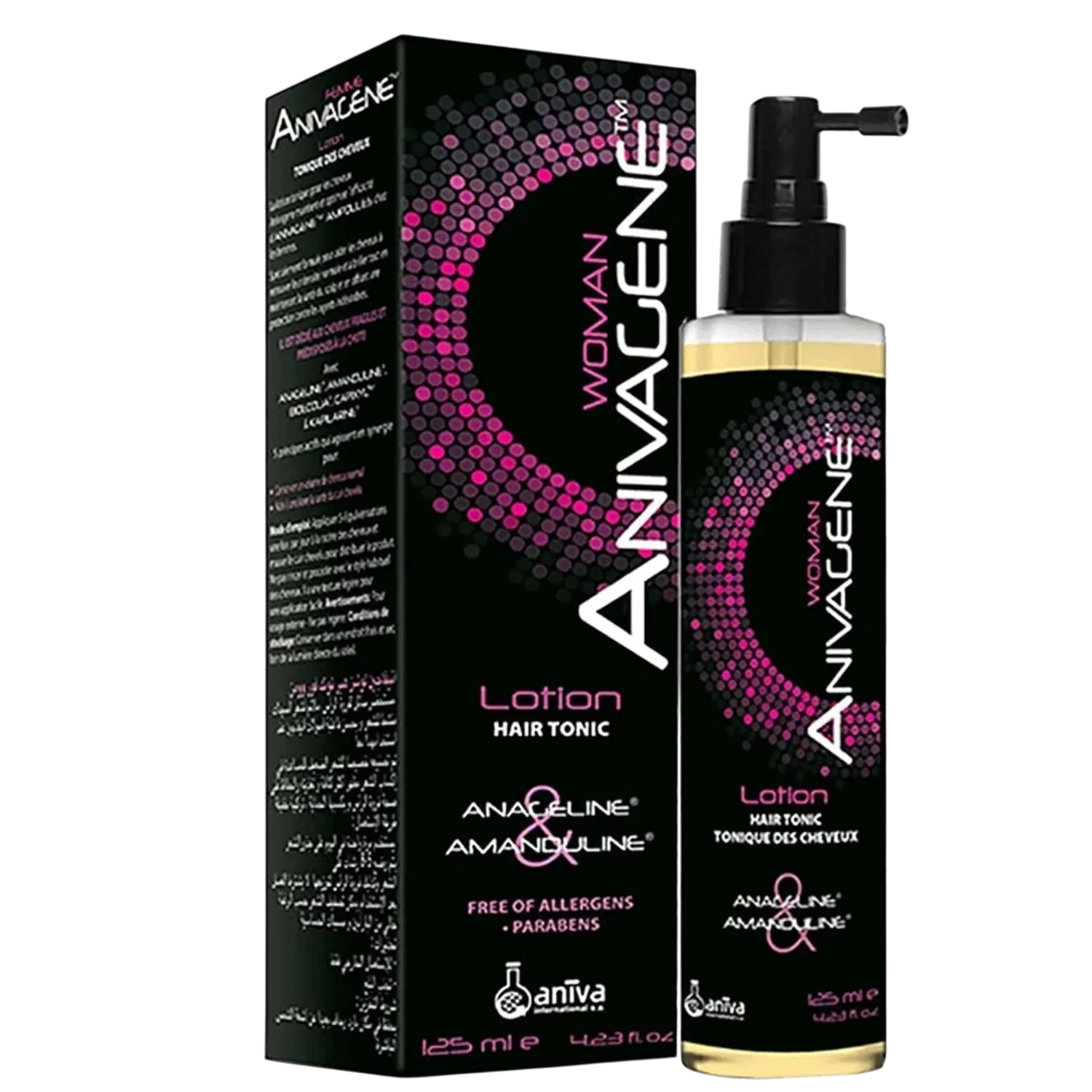 Anivagene women's hair tonic lotion 125ml