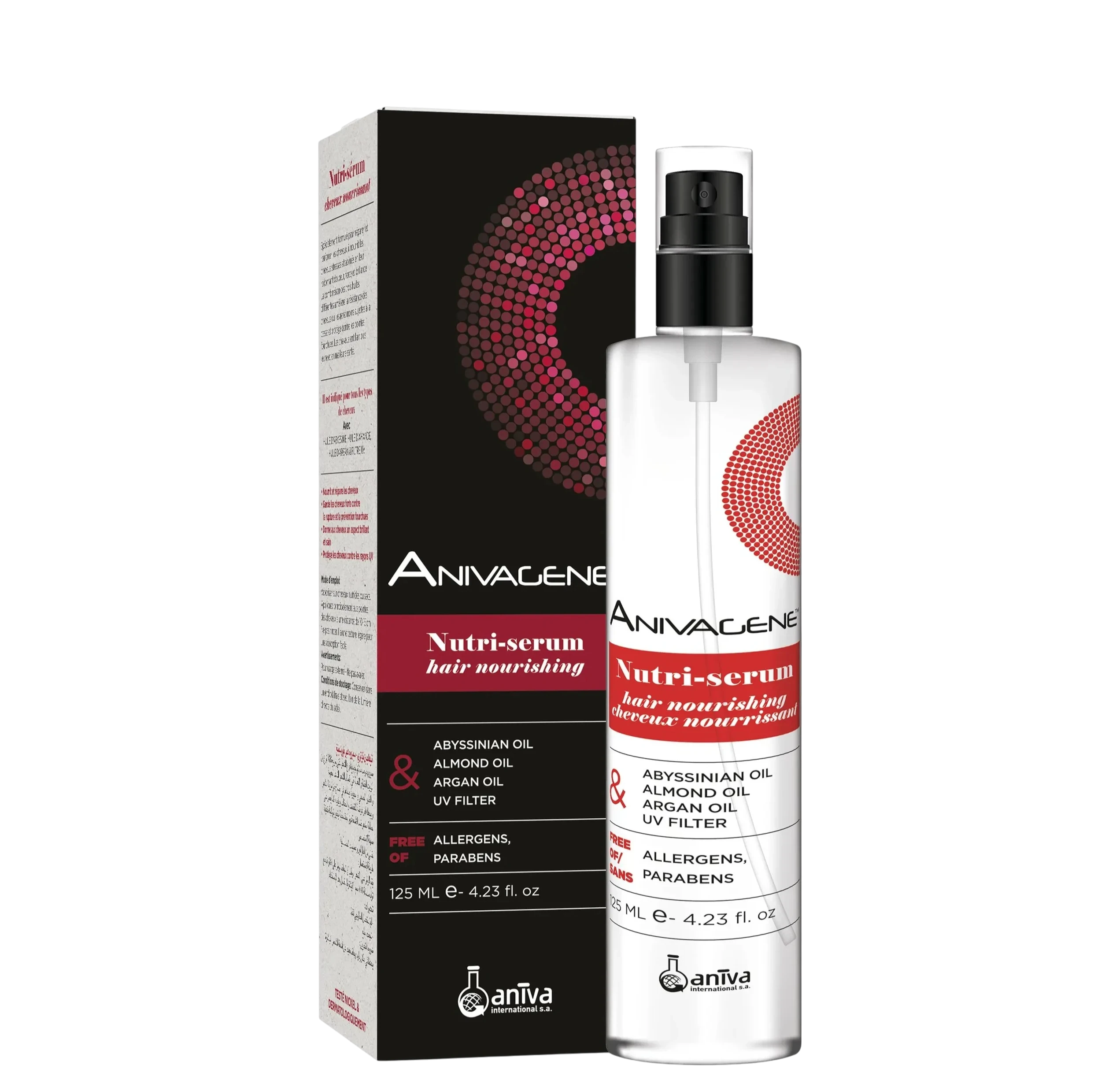 Anivagene hair nutri-serum for damaged hair 125ml