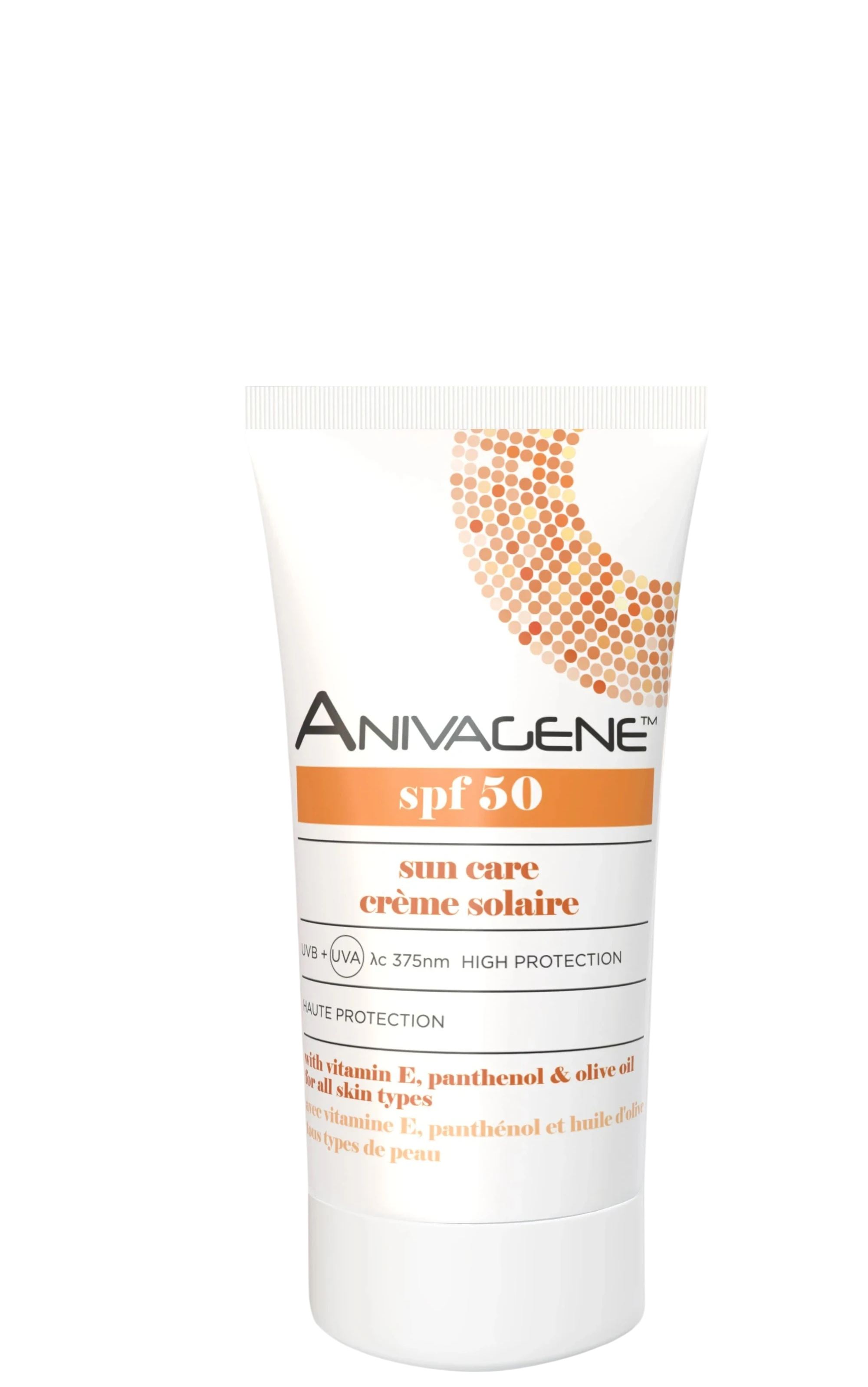 Anivagene sun care SPF 50 sunscreen 50ml