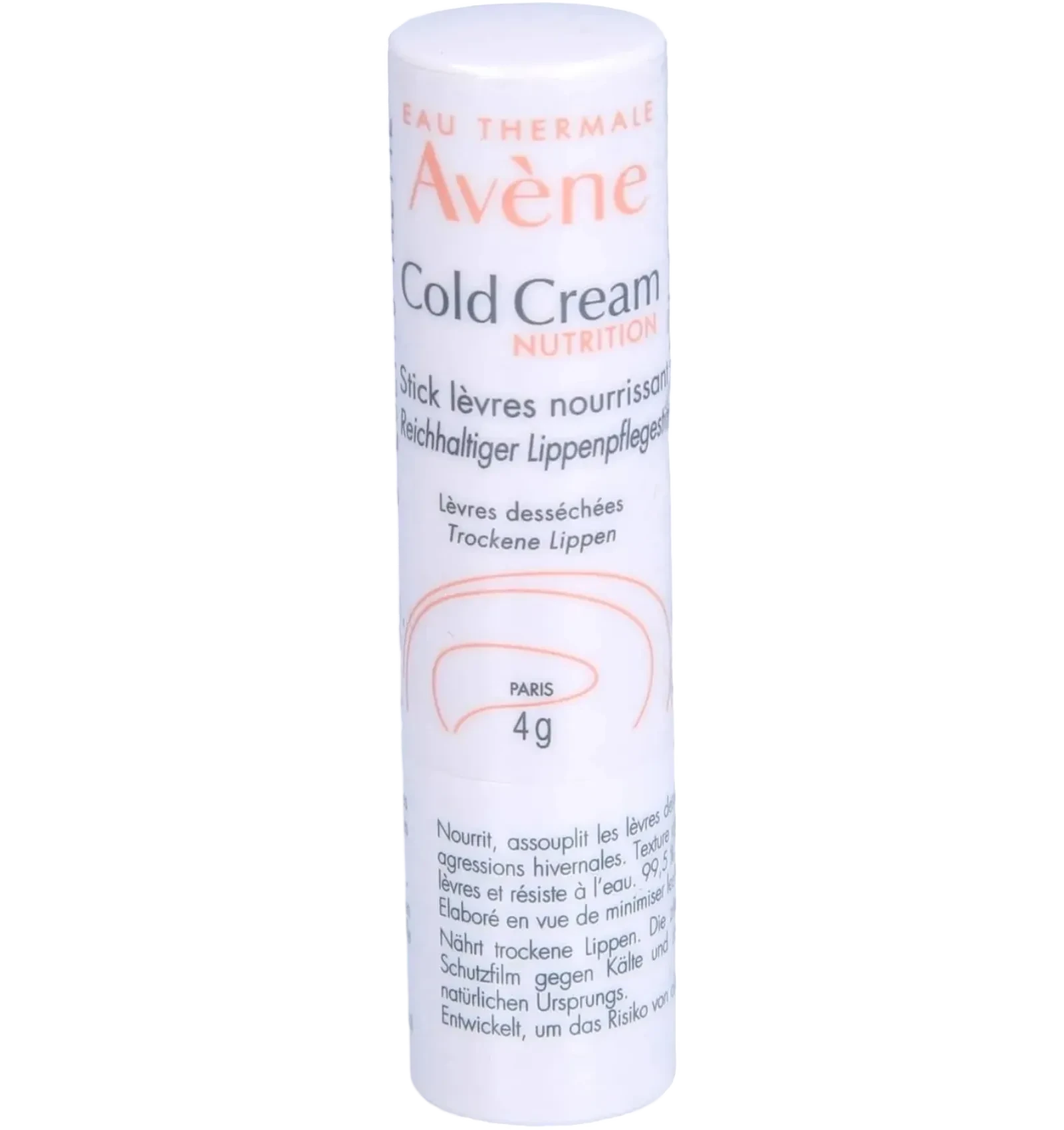 Avene Cold Cream nourishing lip balm soothes dry lips 4g