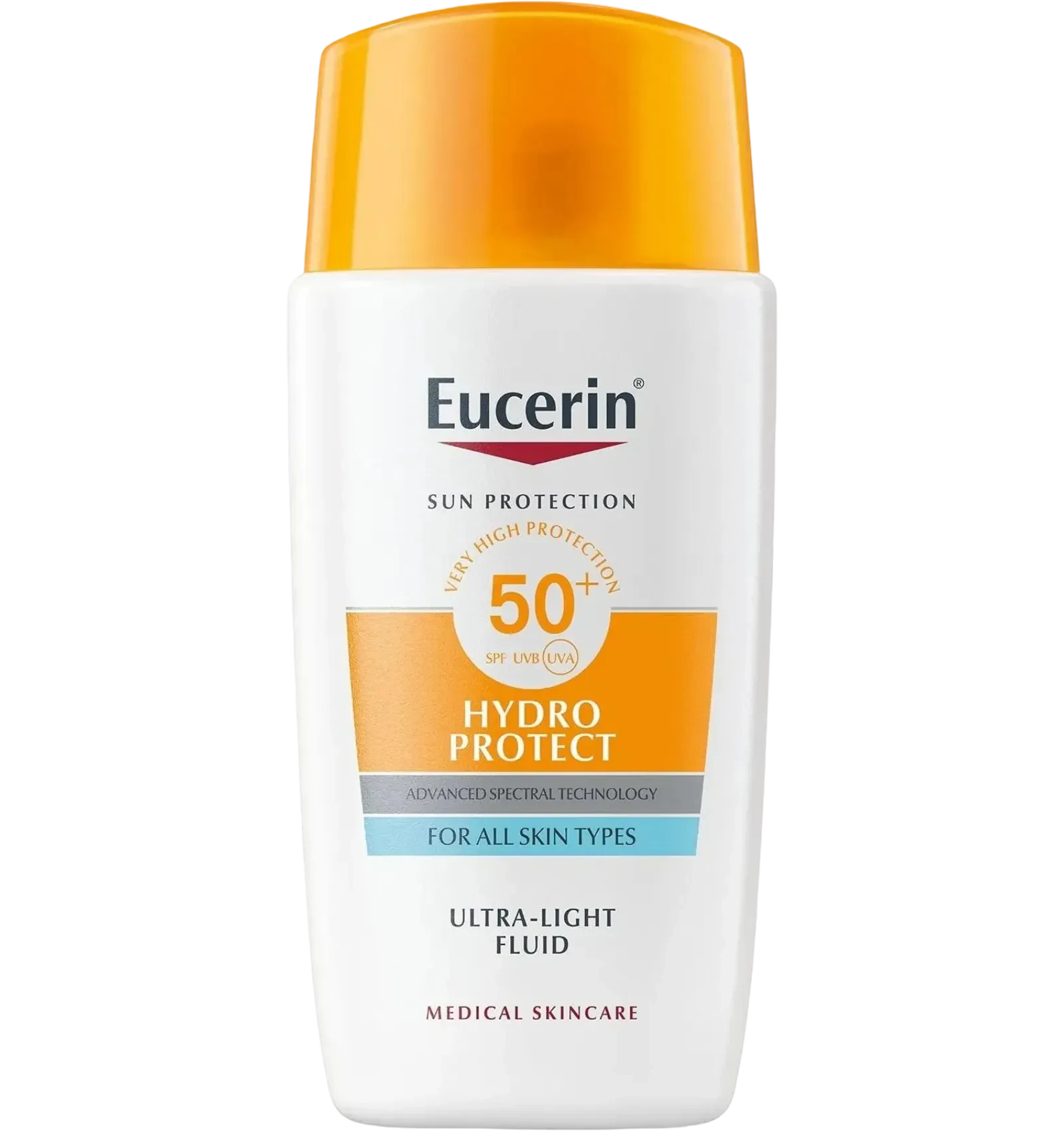 سائل يوسيرين هيدرو بروتكت واقي شمس خفيف للغاية SPF50+ عبوة 50 مل