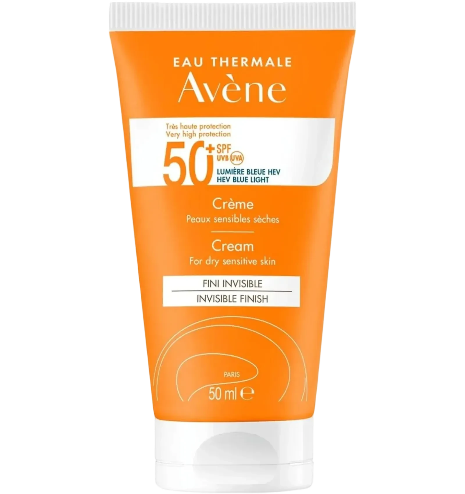 افين كريم الحماية SPF50+ 50 مل بدون