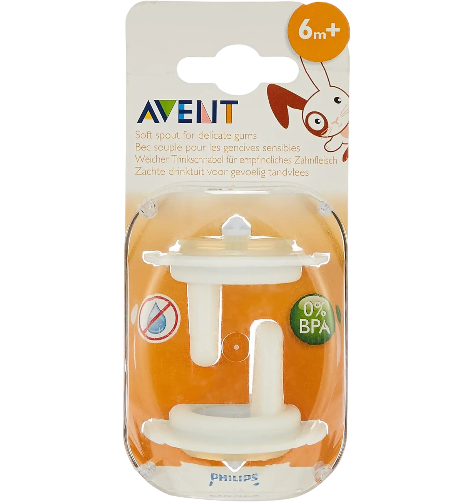 Avent soft spout for delicate gums 6 months plus