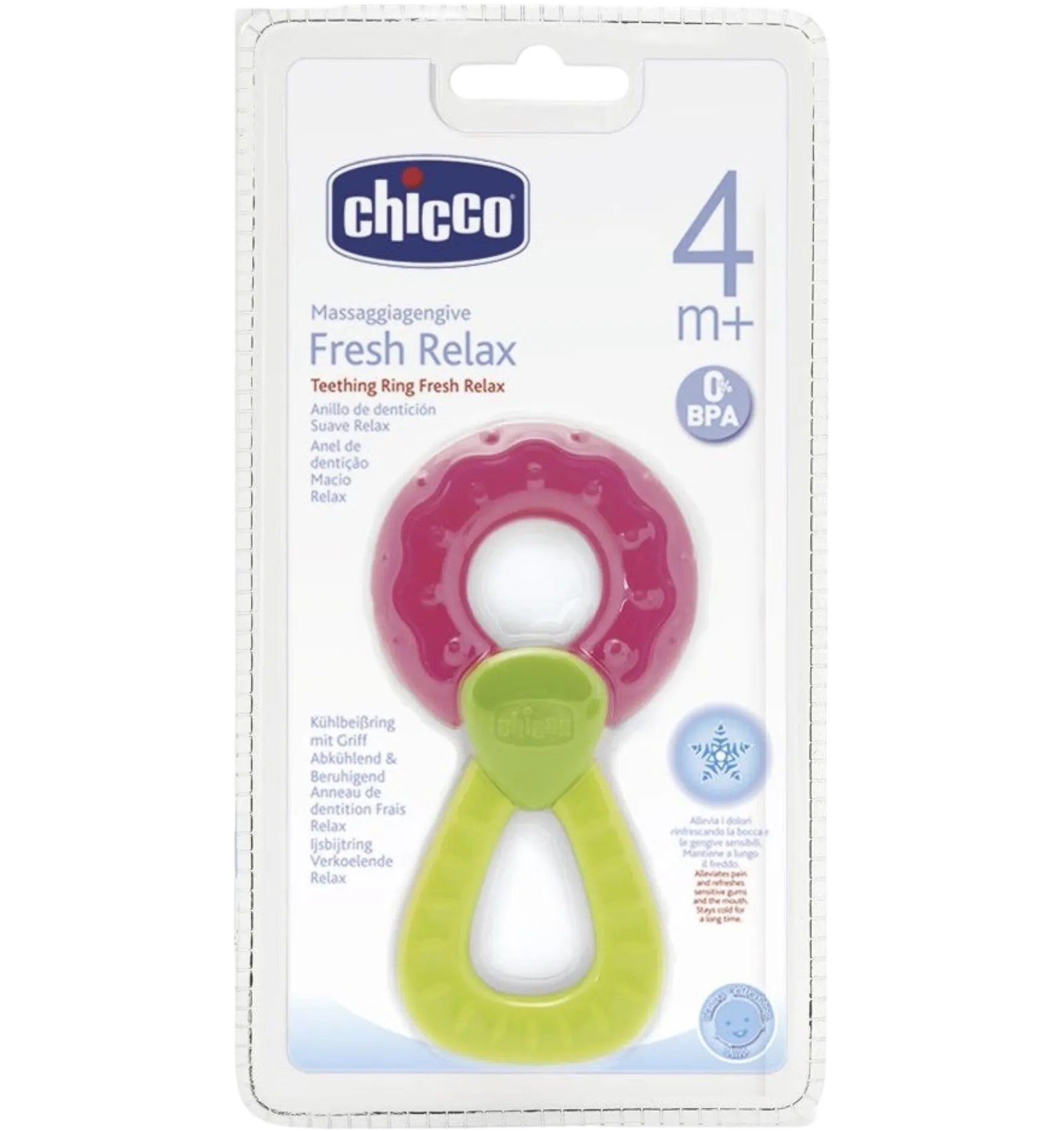 Chicco Fresh Relax ice cream shaped teether 4m+