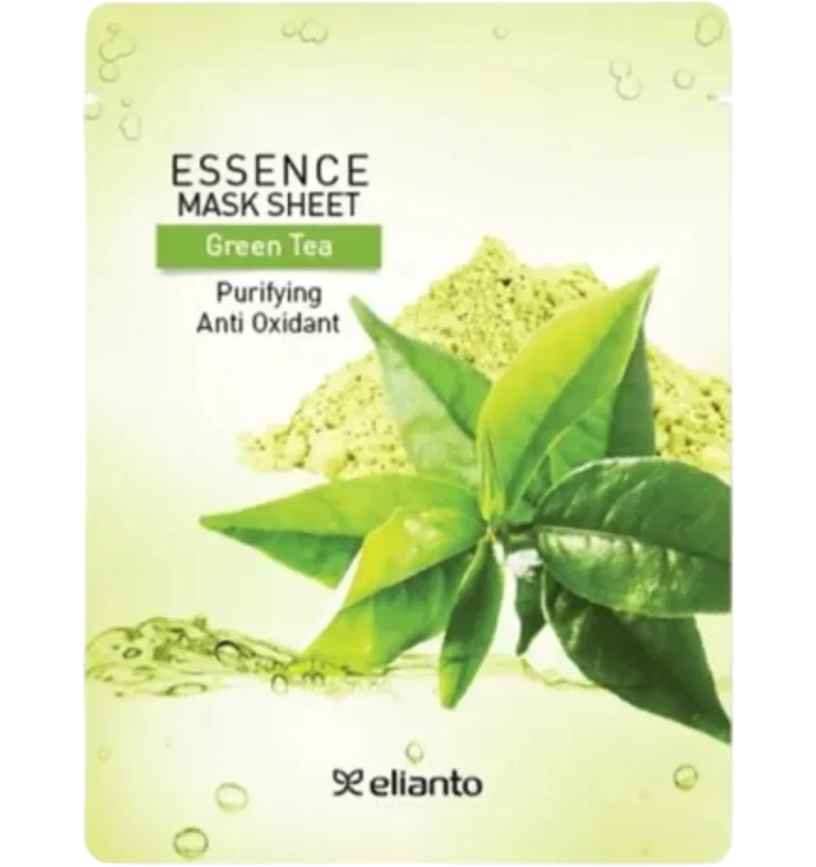 Essence green tea mask sheet purifying antioxidant 20g