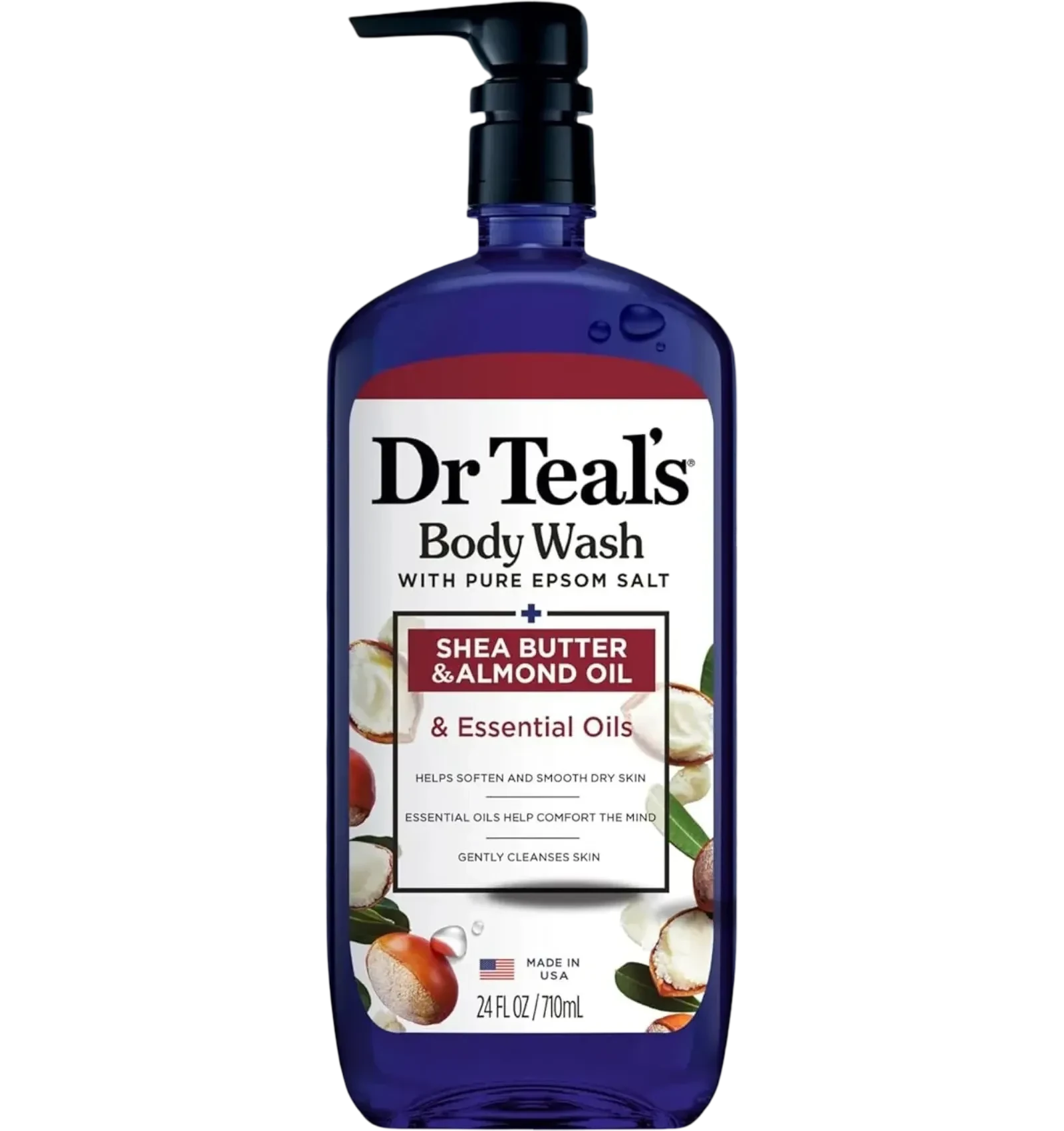 Dr Teal's Shea Butter Almond Oil Body Wash 710ml