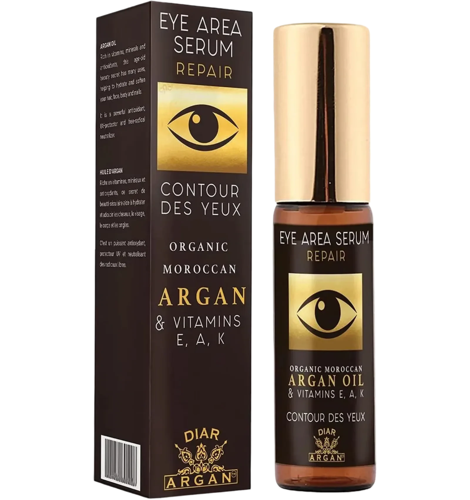 Diar Argan eye area repair serum with vitamins E A K 10ml