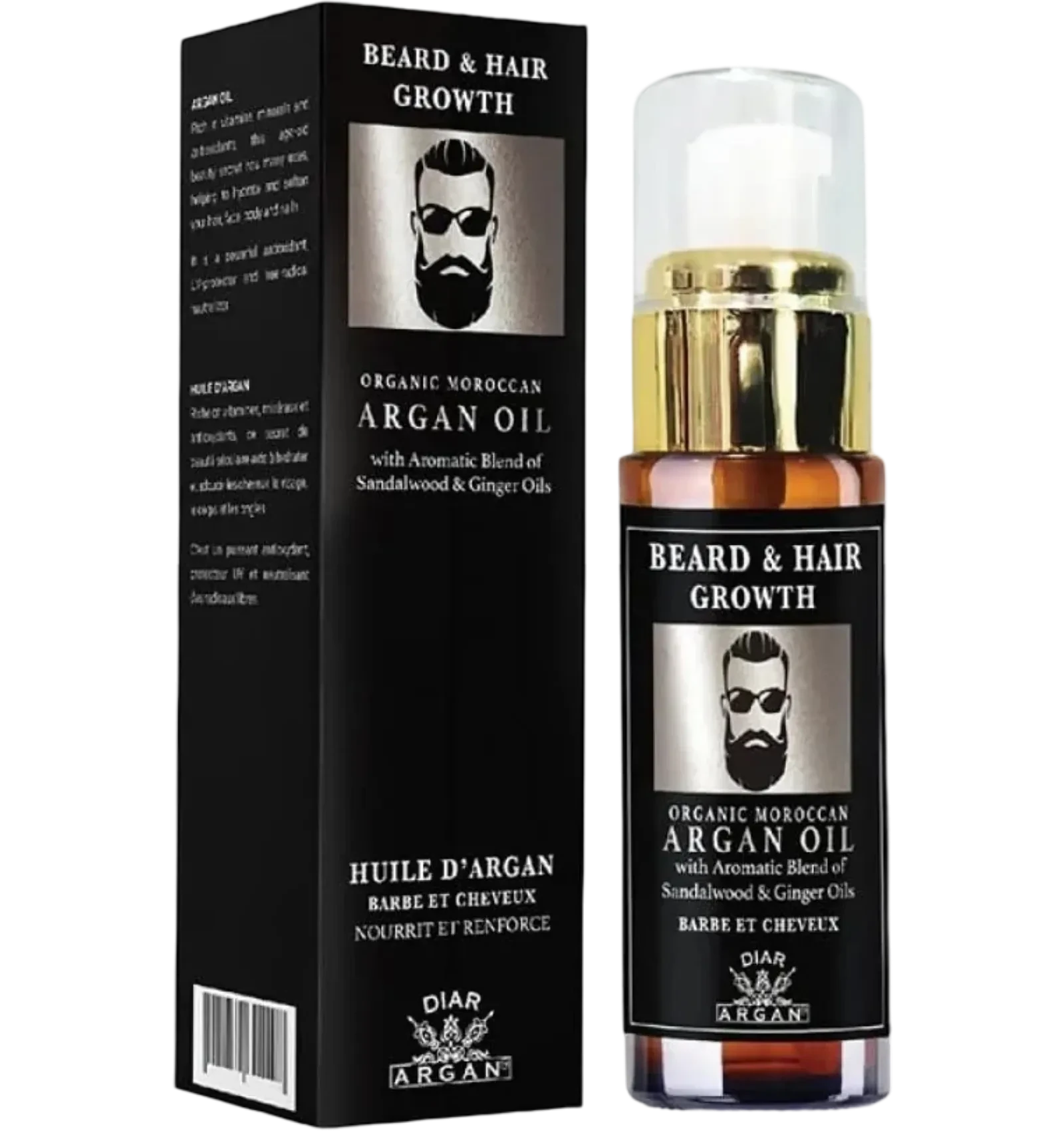 Diar Argan beard and hair growth oil for men 30ml