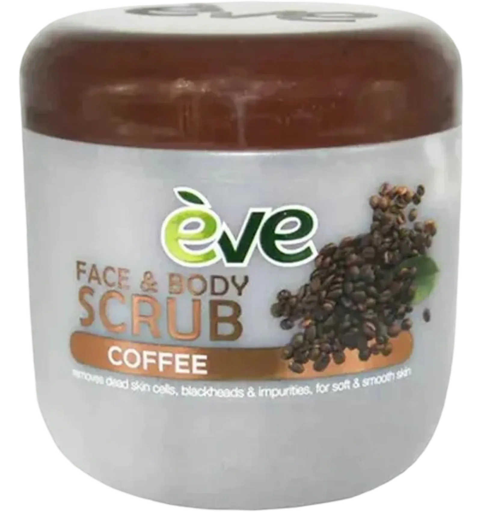 Eve coffee exfoliating scrub for face and body 500ml