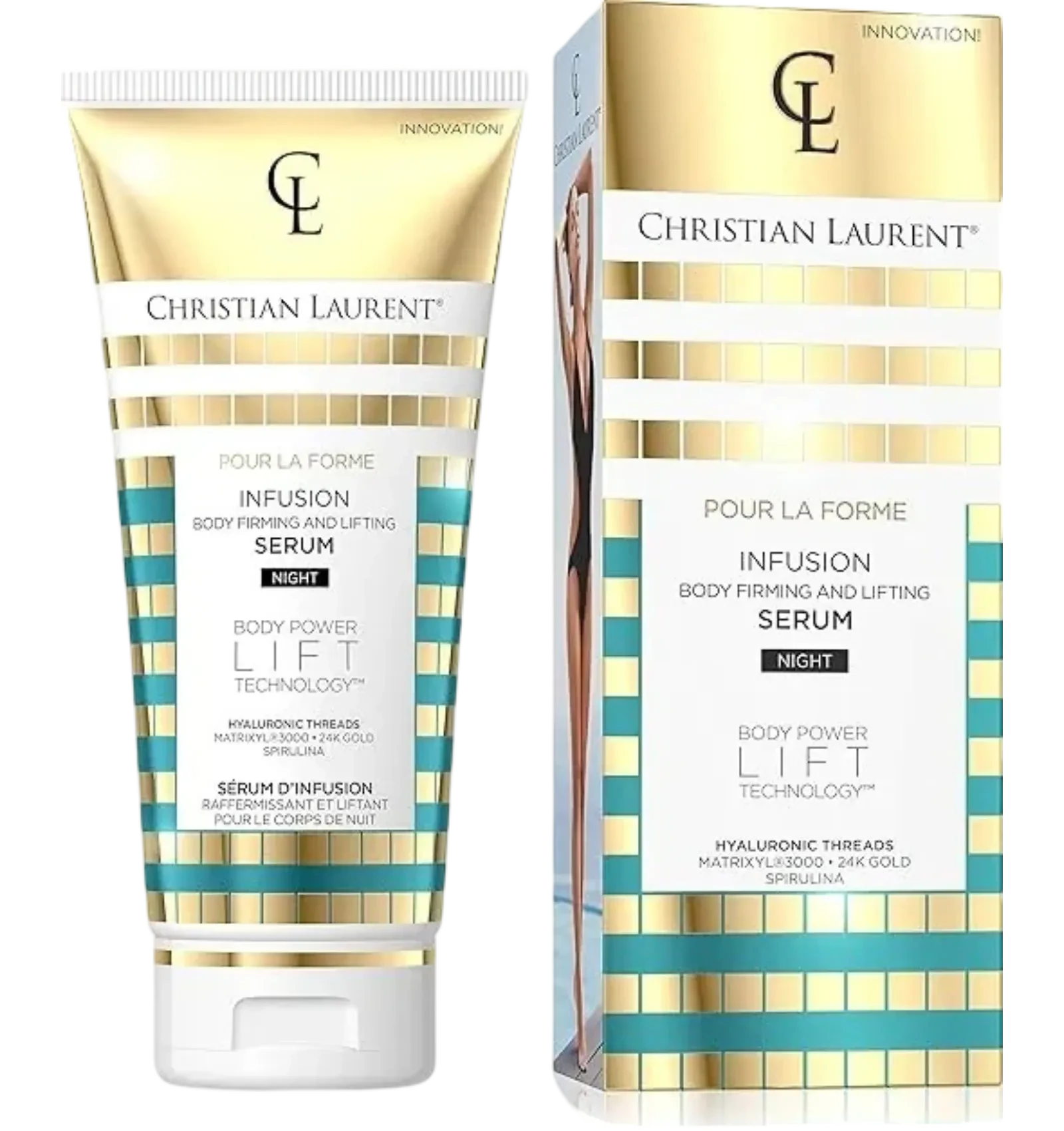Christian Laurent body firming night serum 200ml bottle