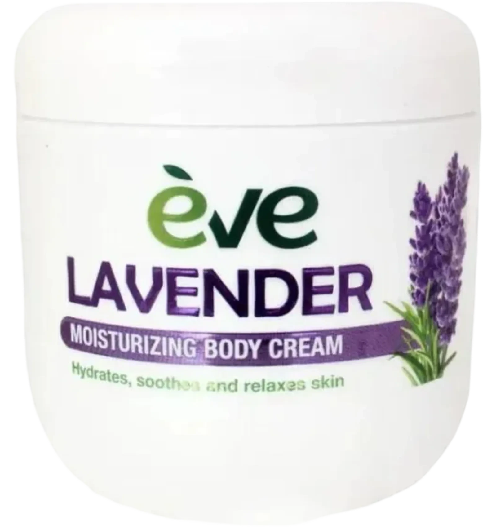 Eve Lavender Moisturizing Body Cream container 500ml