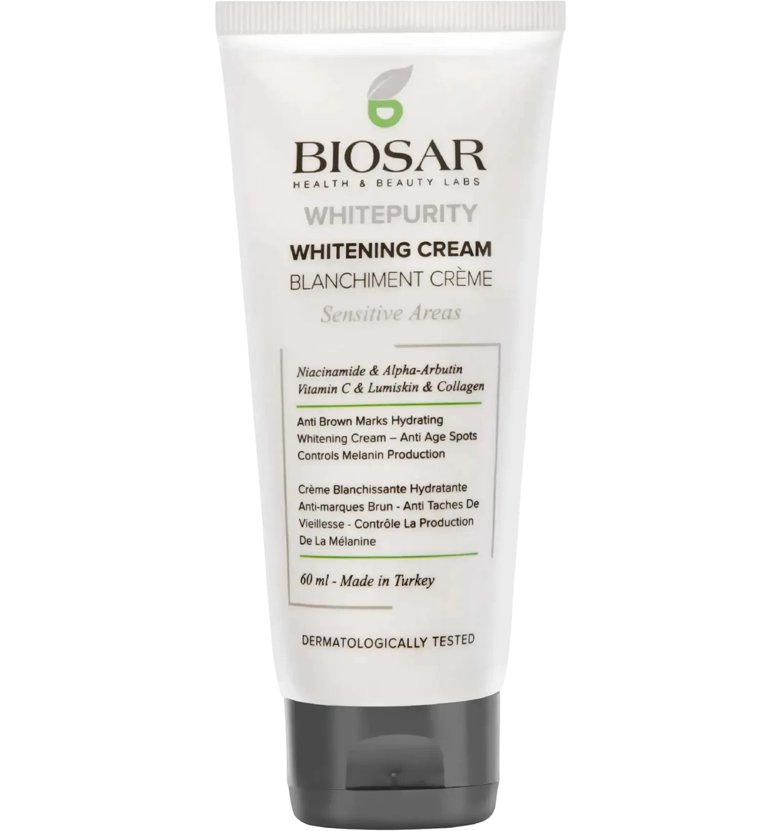 Biosar Whitepurity whitening cream sensitive areas 60ml