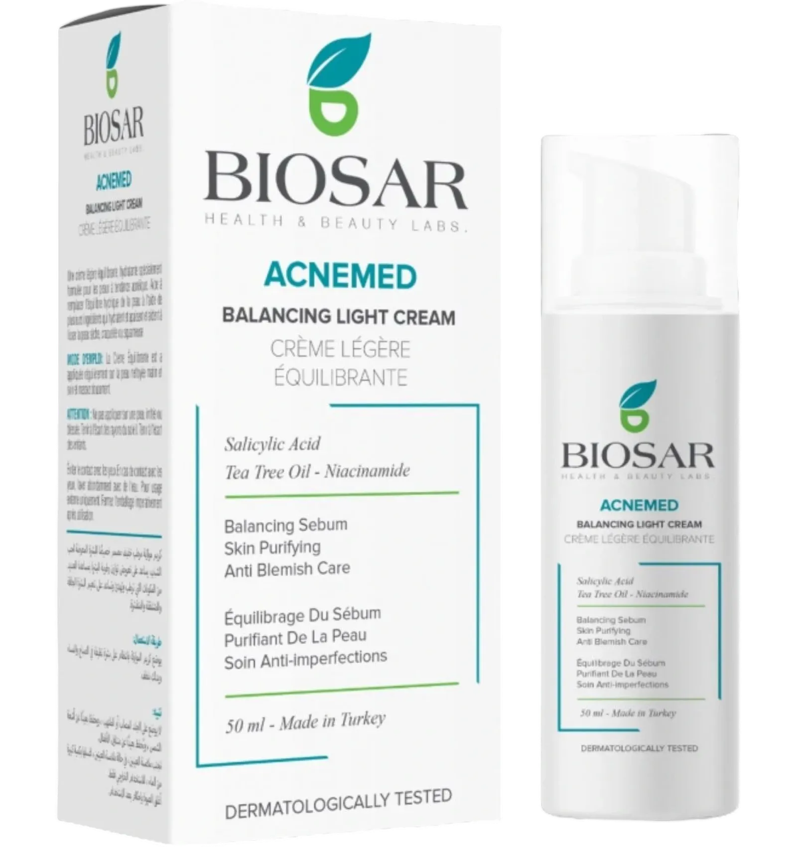 Biosar Acnemed 50ml balancing lightweight face cream