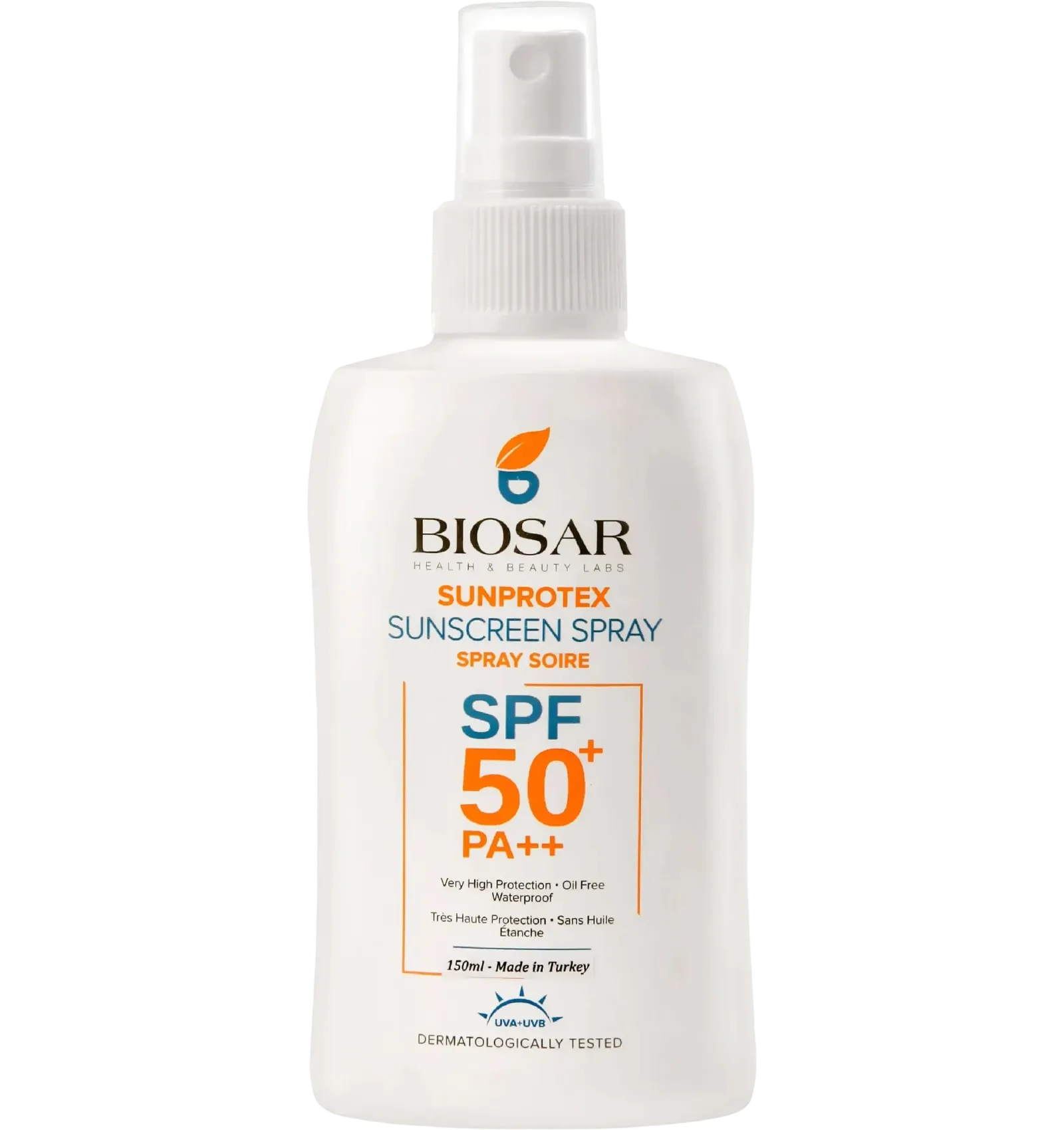 Biosar Sunprotex 150ml SPF 50+ sunscreen spray