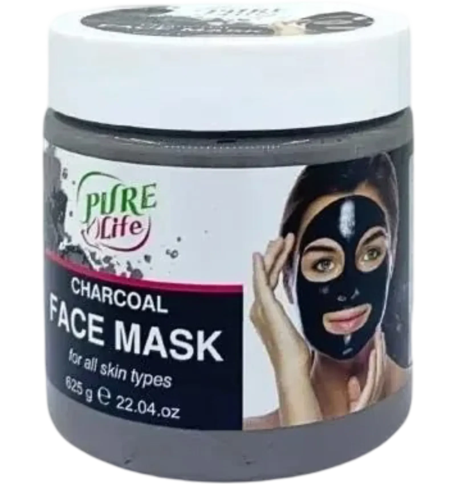 Pure Life hydrating face mask charcoal 625ml