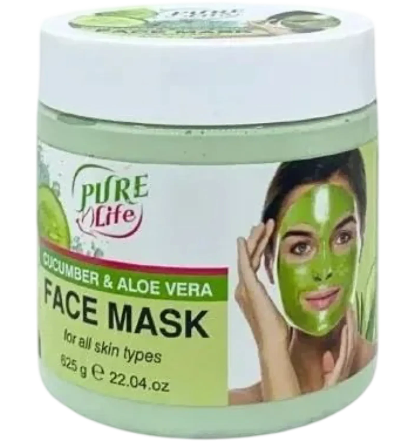 Pure Life cucumber aloe hydrating face mask 625ml