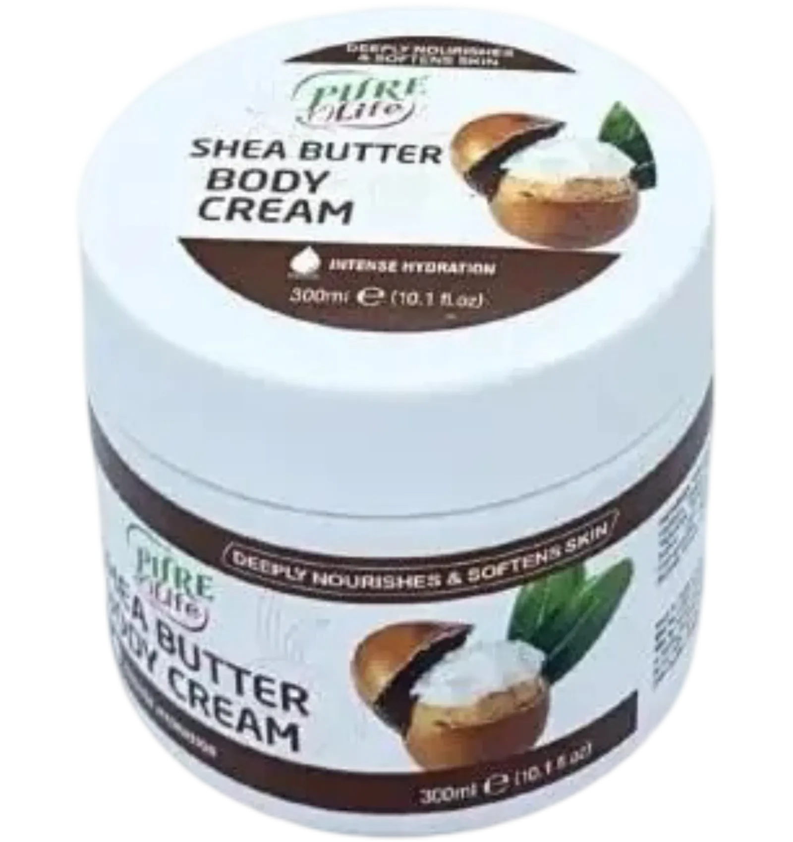 Pure Life shea butter body moisturizer cream 300ml