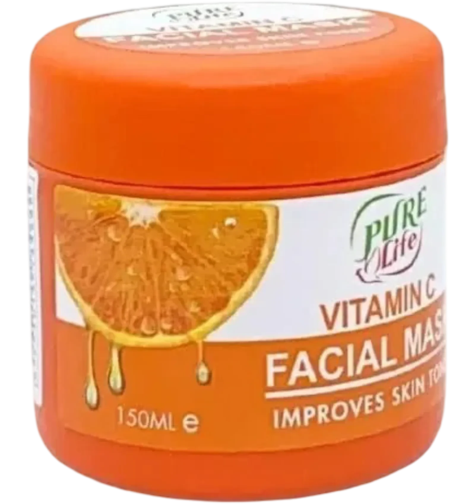 Pure Life vitamin C brightening facial mask 150ml