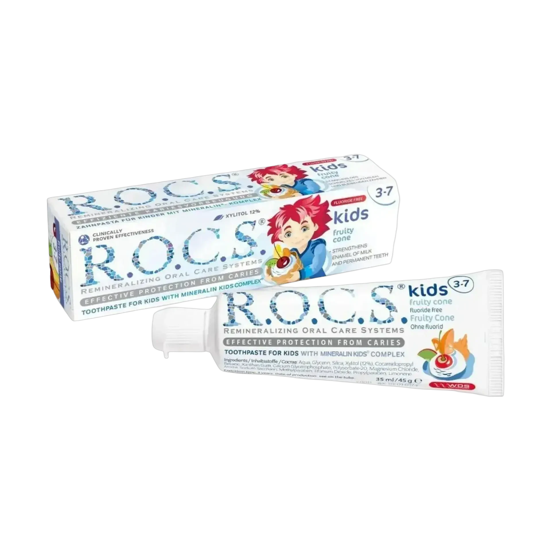 R.O.C.S Kids Fruity Cone toothpaste 35ml