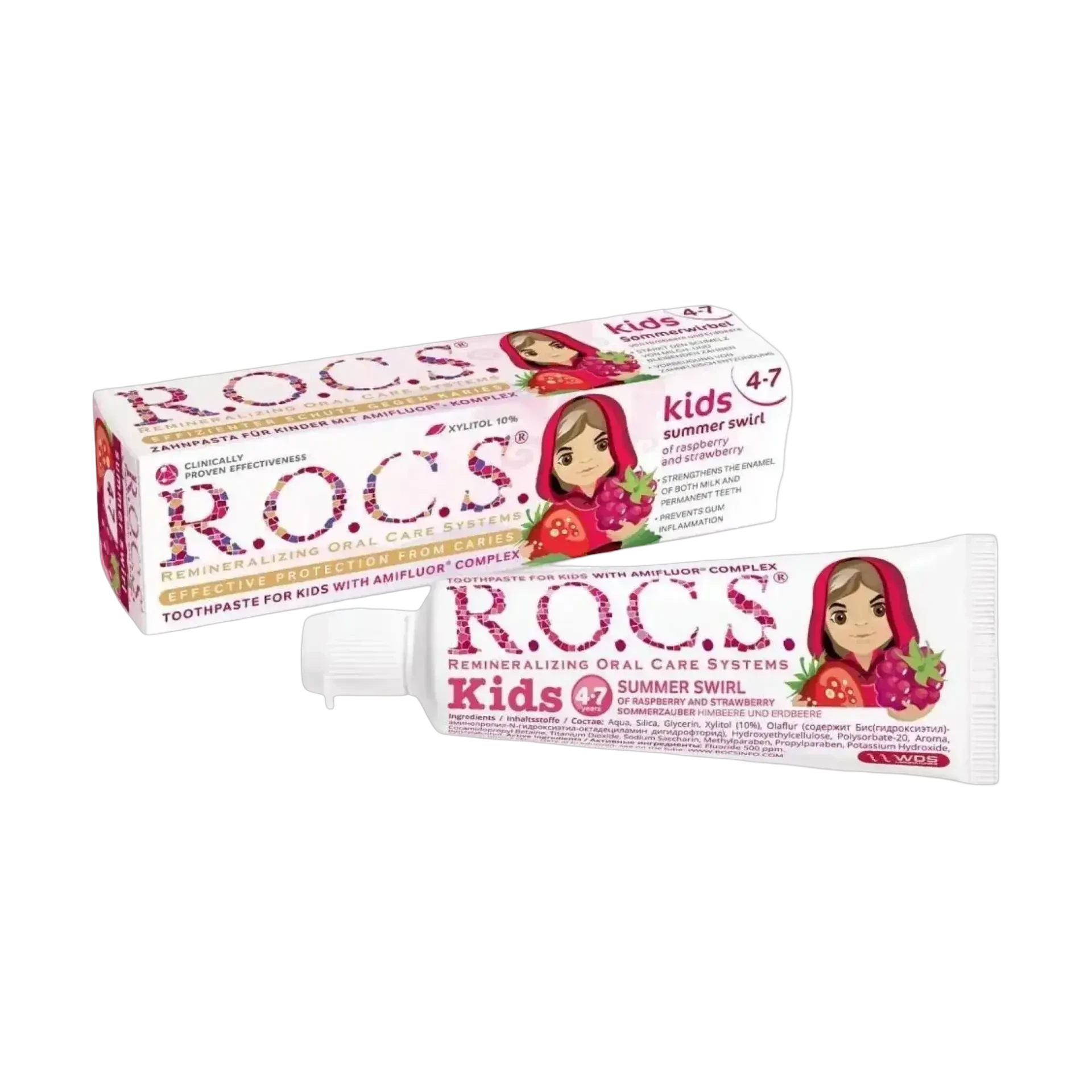 R.O.C.S Kids Summer Swirl toothpaste 35ml