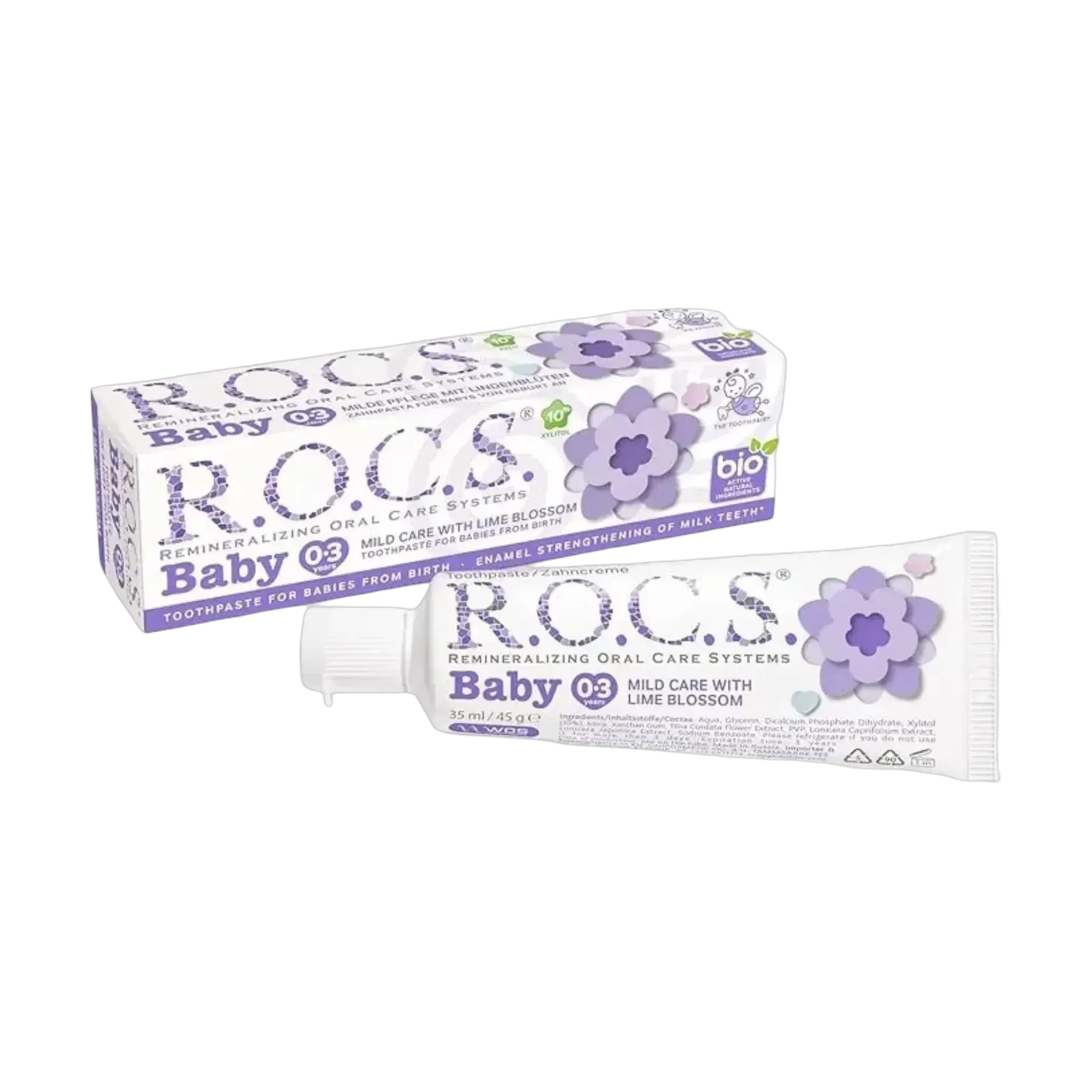 R.O.C.S Baby toothpaste lime blossom 0-3 years 45g
