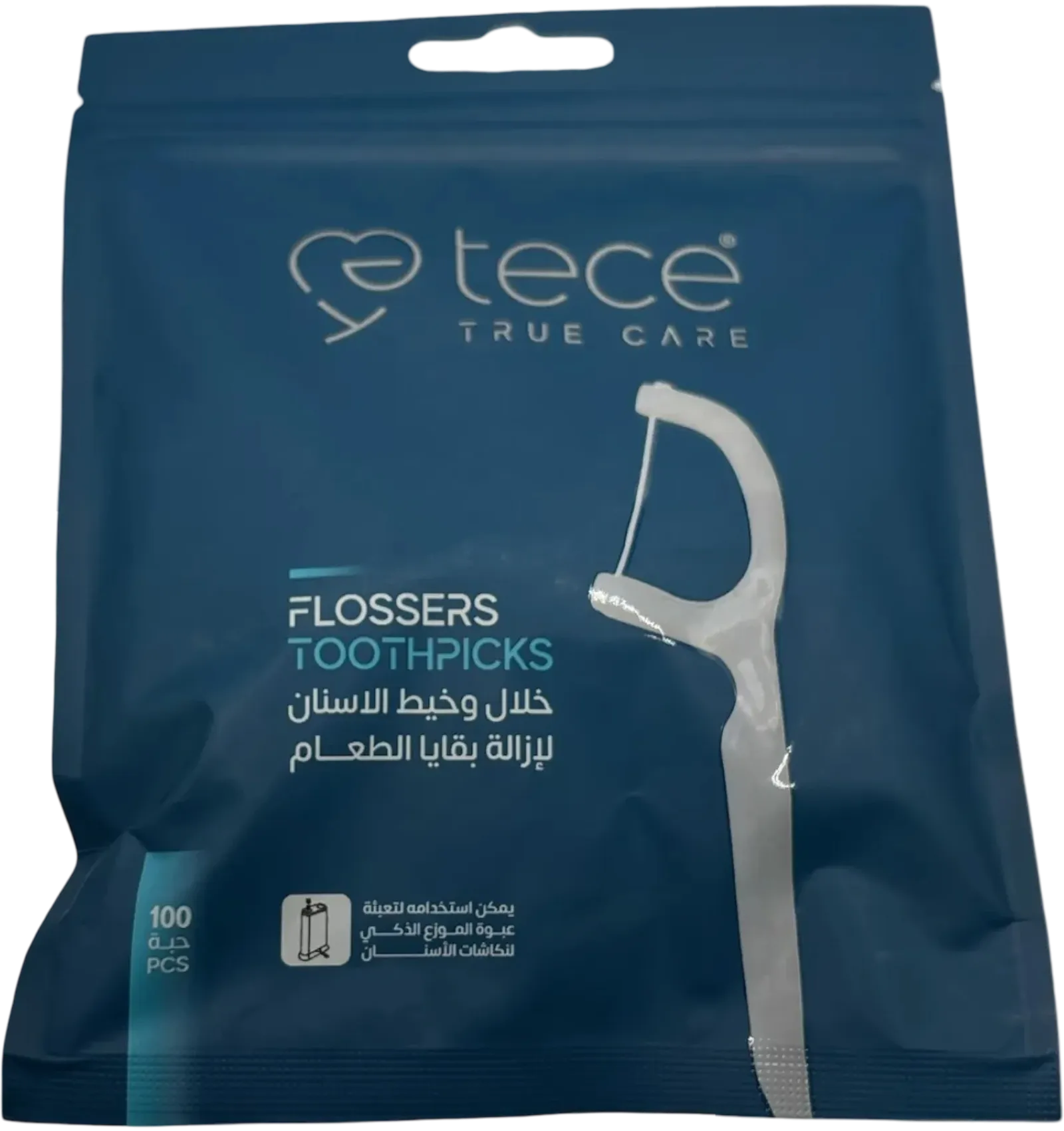أعواد خيط اسنان تيسي 100 قطعة للتنظيف