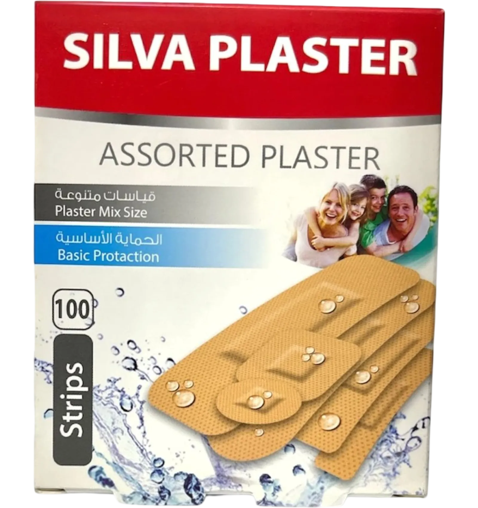 Silva Assorted Plaster various shapes wounds hundred