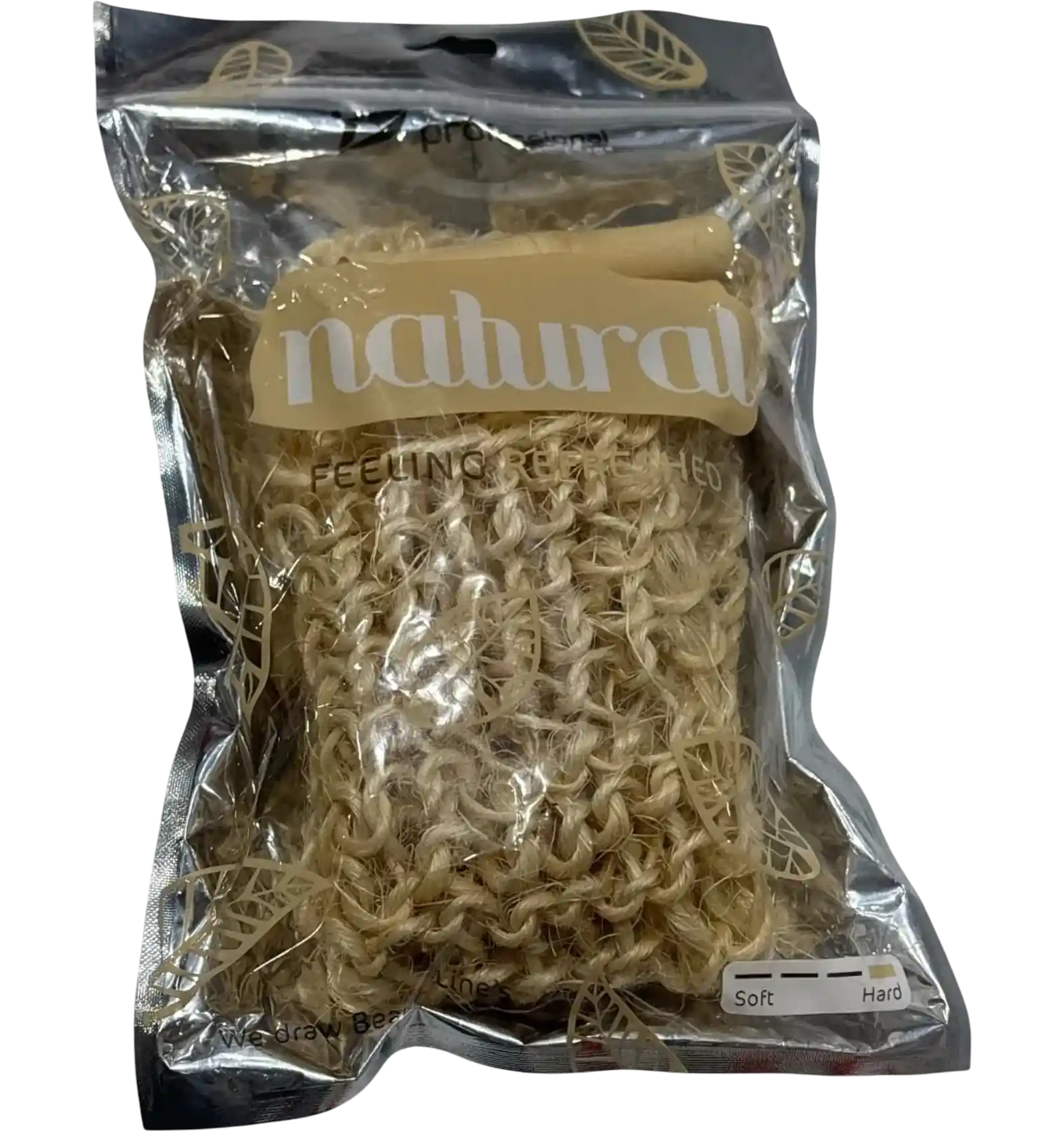 Professional natural sisal mesh bath glove exfoliator