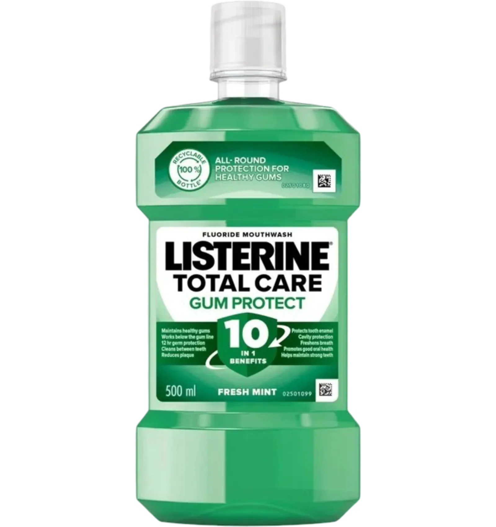 Listerine Total Care Gum Protect Green Mouthwash 500 ml