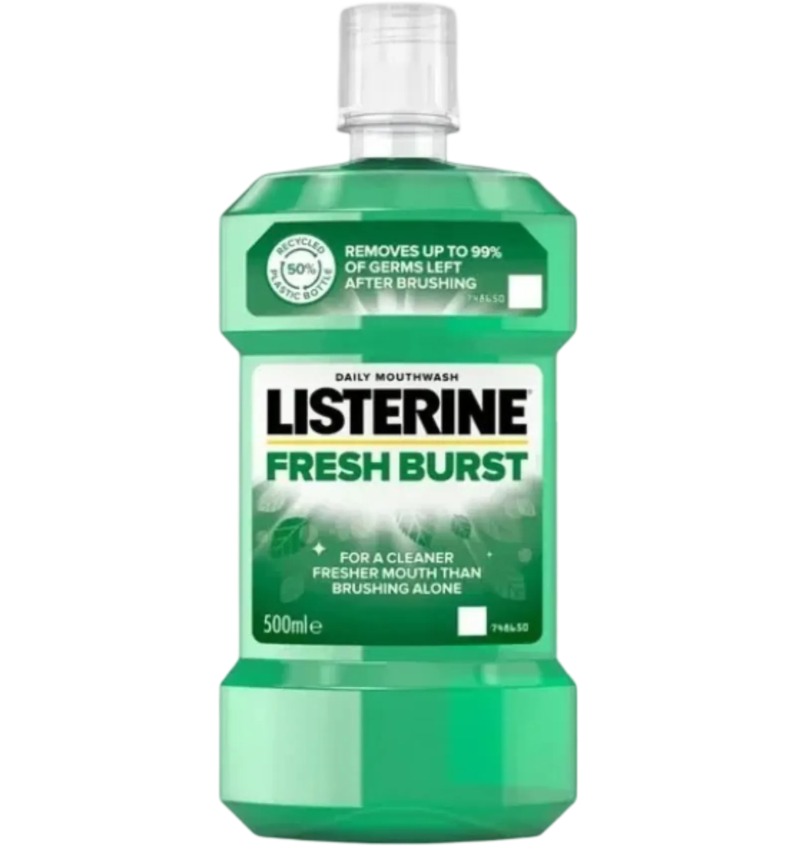 Listerine Fresh Burst Mouthwash Green Bottle 500 ml