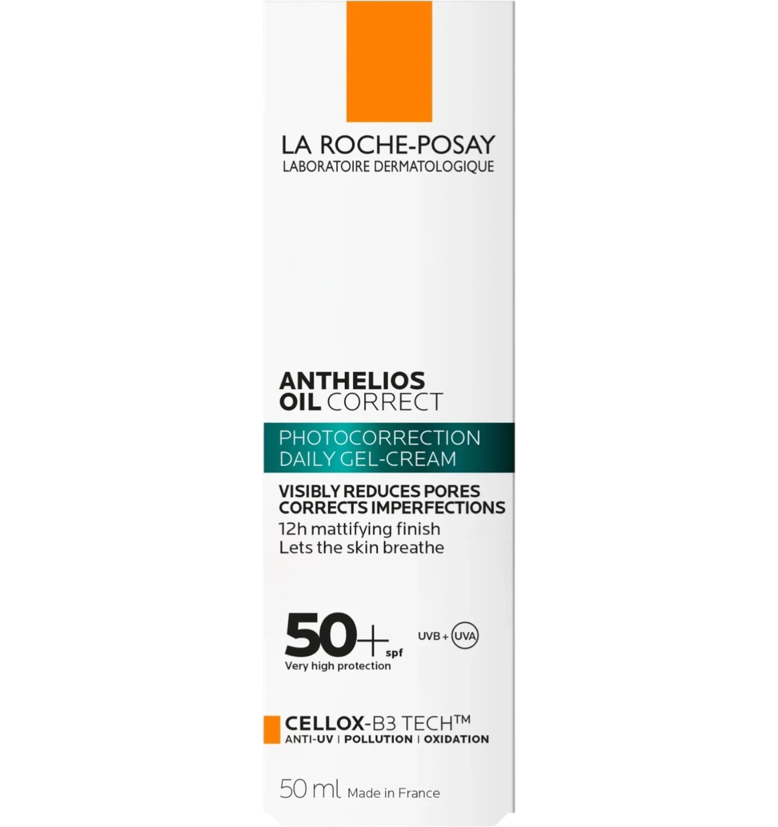 واقي شمس لاروش بوزيه أنثيليوس أويل كوريكت SPF50+ 50 مل