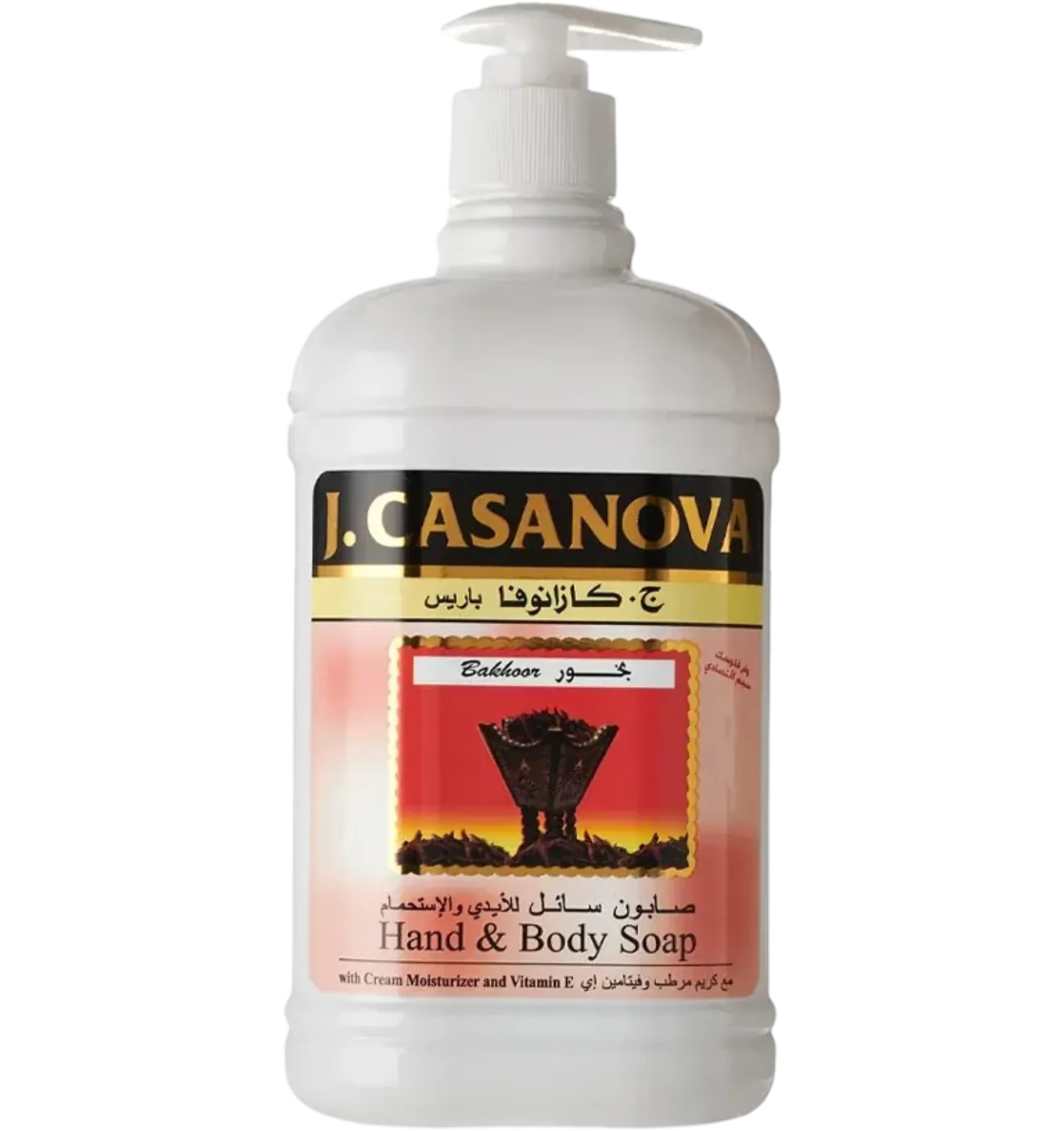 Jcasanova hand and body soap bakhoor fragrance 250ml