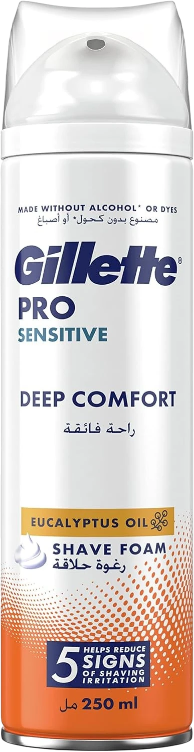 Gillette Pro sensitive shave foam deep comfort 200 ml