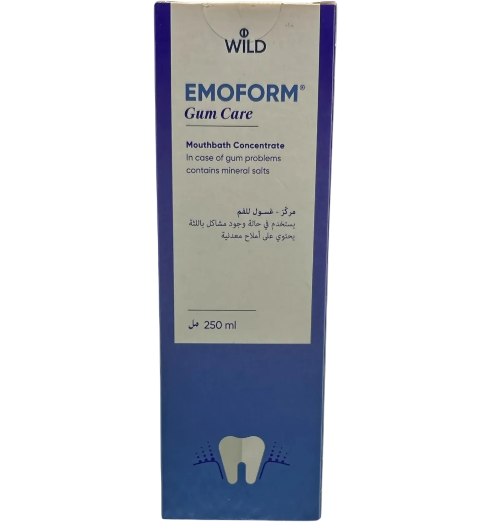 Emoform mouthwash for sensitive gums 250ml